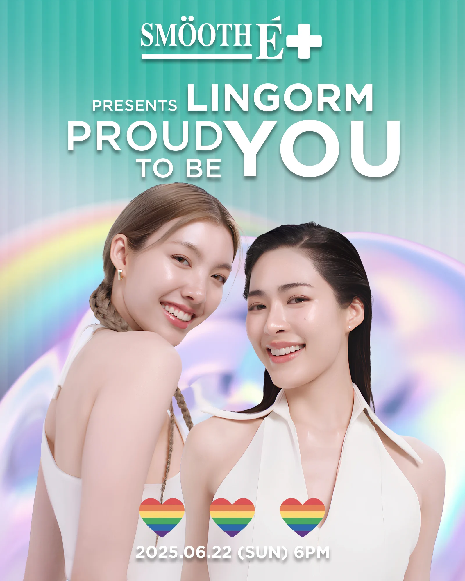 เซอร์ไพรส์ที่ 1🌈 Event สุดพิเศษ “ครั้งแรก” ที่ หลิงออมจะเปิดใจเล่าเรื่องที่เคยไม่กล้าพูด... ในรูปแบบ Proud to be Youพร้อมแบ่งปันโมเมนต์ที่กลายเป็น “แรงผลักดัน” ของความมั่นใจครั้งนี้…หลิงและออมจะพาคุณย้อนกลับไปยังจุดเริ่มต้นของการเรียนรู้ที่จะ รักตัวเอง💜และปล่อยให้ “ความรักที่แท้จริง” ค่อยๆ เติบโตจากความไม่มั่นใจ สู่พลังที่ทำให้พวกเขากล้ารักและภูมิใจในสิ่งที่ตัวเองเป็นเพราะเรารู้ว่า…ความรักที่มั่นคง เริ่มจากหัวใจที่รักตัวเองก่อนเสมอและเมื่อคุณภูมิใจในตัวเอง ความสวยจากภายใน…จะส่งต่อแรงบันดาลใจให้คนรอบข้าง💚 เพราะนี่ไม่ใช่แค่งานอีเวนต์แต่คือช่วงเวลาที่จะได้แชร์โมเมนต์สุดพิเศษร่วมกันติดตามรายละเอียดเพิ่มเติมได้ 16 พ.ค. นี้#ProudToBeYou #SmoothE #หลิงออม #เจ้าความรัก