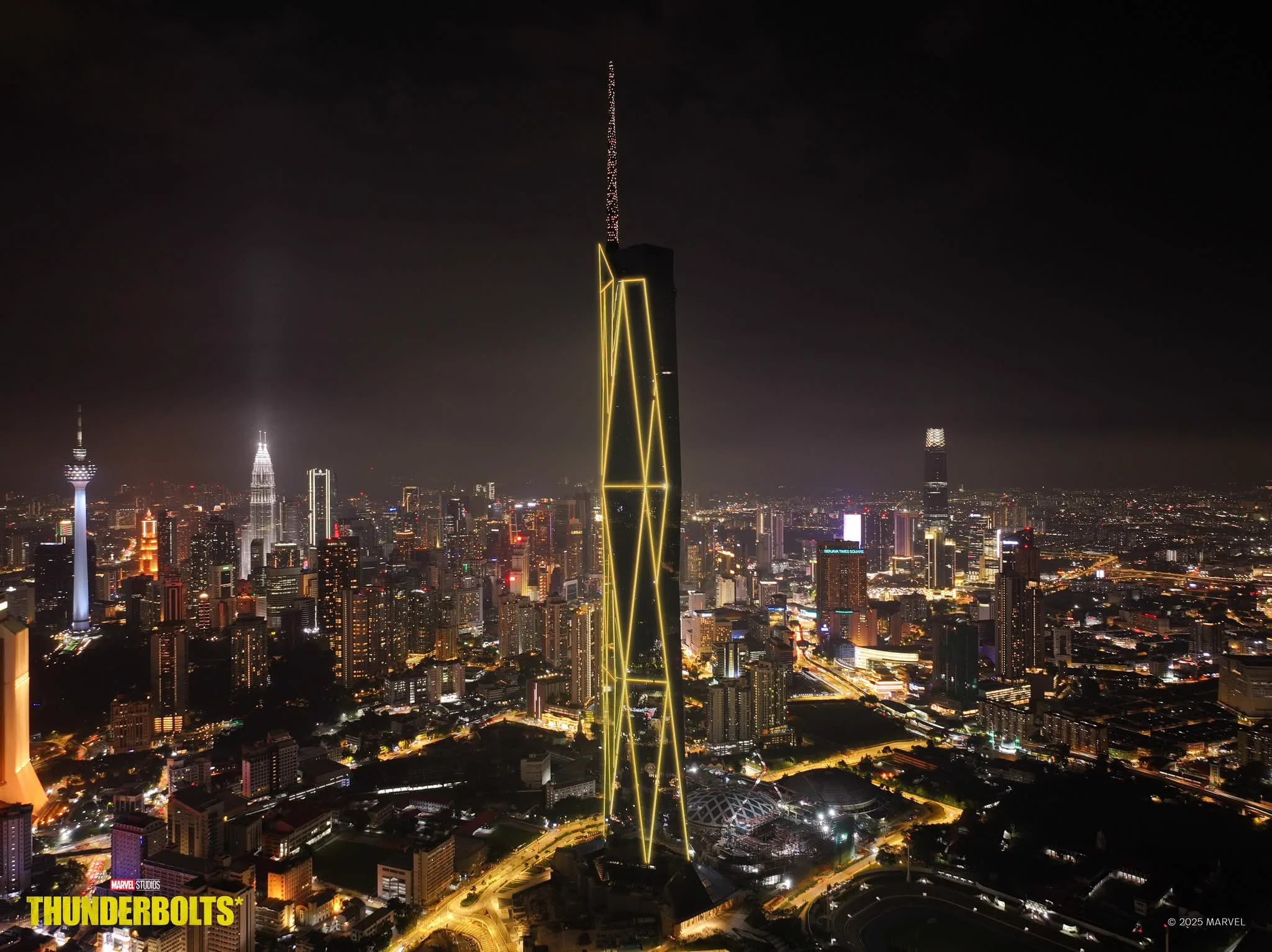 Besar impak #ThunderboltsMY terhadap Malaysia 🇲🇾 dari segi ekonomi. Jika sebelum ini Burj Khalifa sering menjadi lokasi pembikin filemTak mustahil, Menara Merdeka 118 bakal menjadi tumpuan penggambaran untuk filem Hollywood kelak. Terima kasih @MarvelMalaysia#Malaysia https://t.co/vt6ZdB6k6W