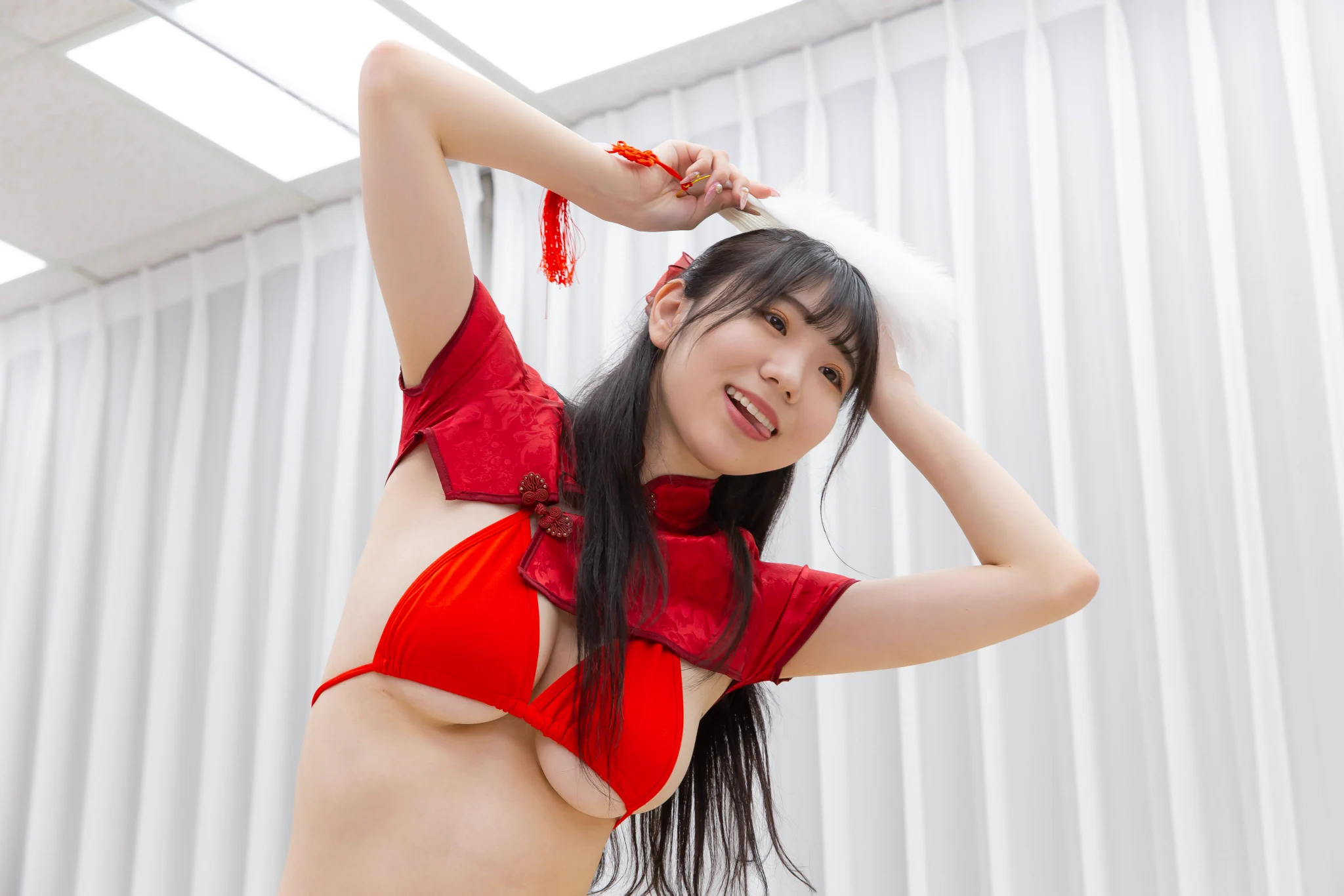 團體攝影第一場，第一件服裝期待好久終於來了，本人超可愛，身材超棒的！😍😍😍#百田光稀 #momotamitsuki #一億日圓的肉體 #1億円ボディ#ForAver撮影会@momota_mitsuki2@chee828 https://t.co/sLf2wOU79r