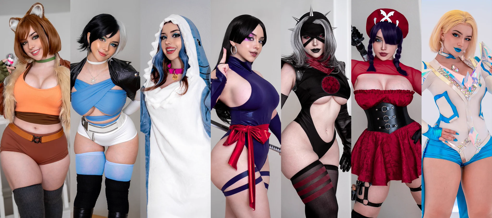all of my marvel rivals cosplays so far...who's next? &gt;:3 https://t.co/VwKXUBpbfe