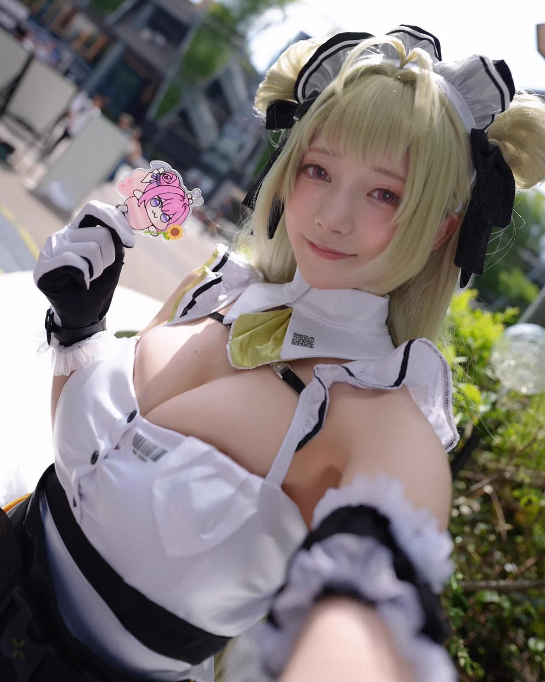 ソーダのコスプレで遊びに行ってきましたよ🍀.*#NIKKEAnniversary  #NIKKE2周年半 #渋谷キャスト #NIKKE泡世界 https://t.co/3TPJaLlvzV