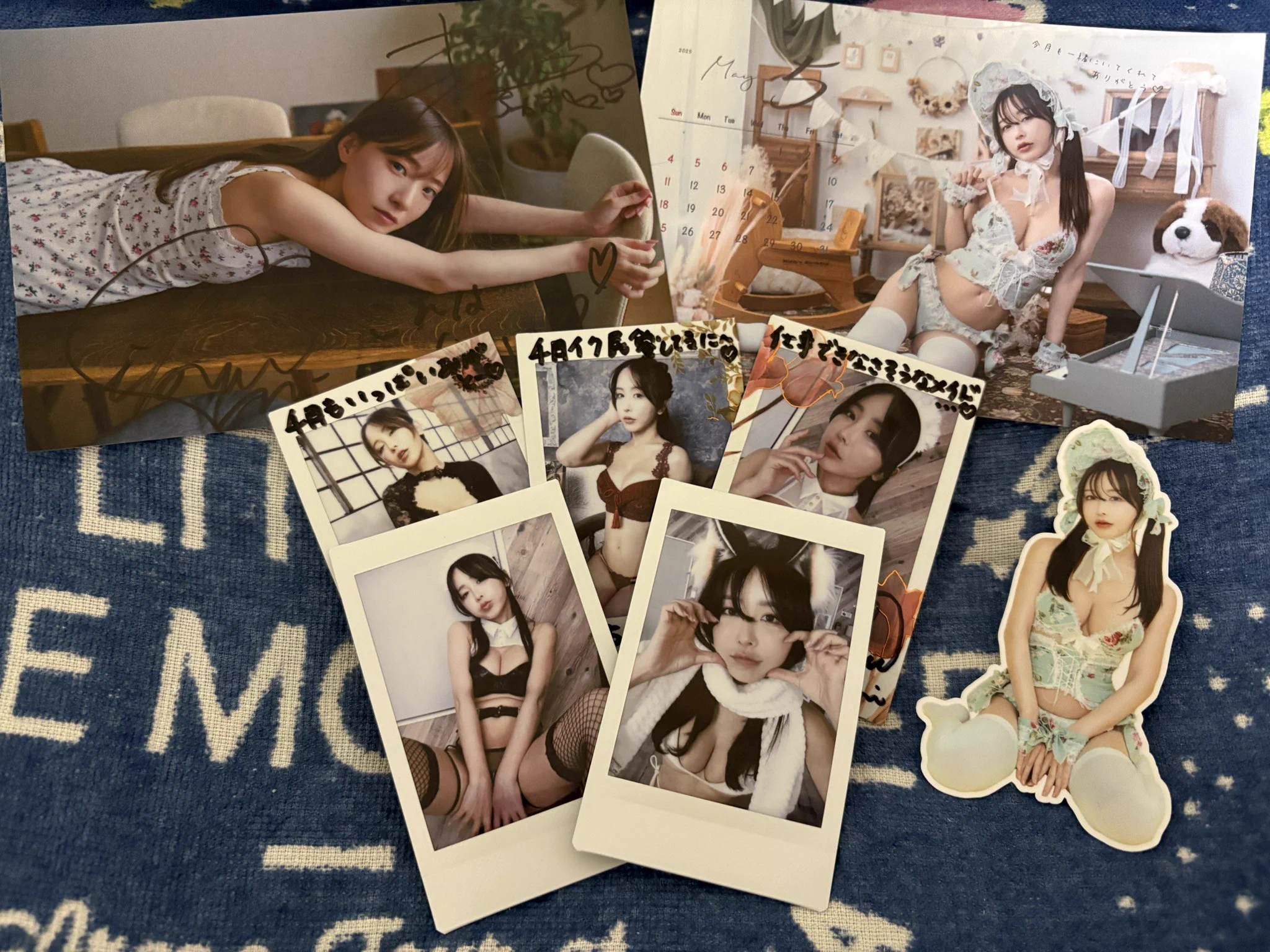 本日届きました！ファンティアチェキ！語尾「に〜」頂きました！🥰あぷさんのポストカードも封入されててラッキーだぜい！👍購入特典のステッカー可愛すぎます！毎回素晴らしいチェキありがとうございます😊今月も楽しくなりそうです！@193iKkyu3 #いくみ管理部　#いく民 https://t.co/QXyQKcq0tJ