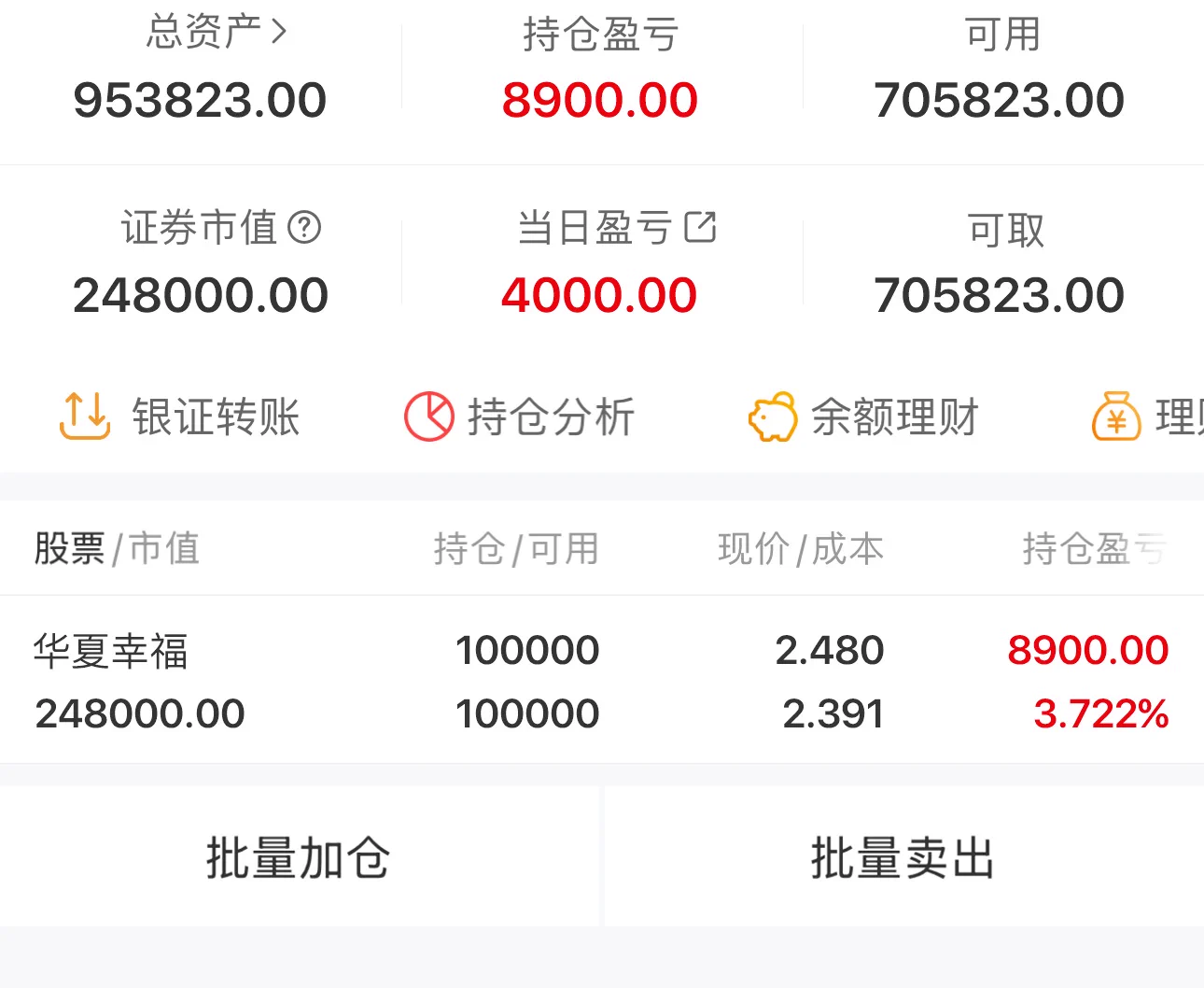 今日操作买进：无卖出：无有持仓的朋友进主页群跟进卖点！送牛股，盘中实盘公布买点今天市场表现一般 华夏幸福继续持仓 尾盘关注板块还是有资金流入的 再看一天 应该有机会再创高点 https://t.co/0MjzoKO846