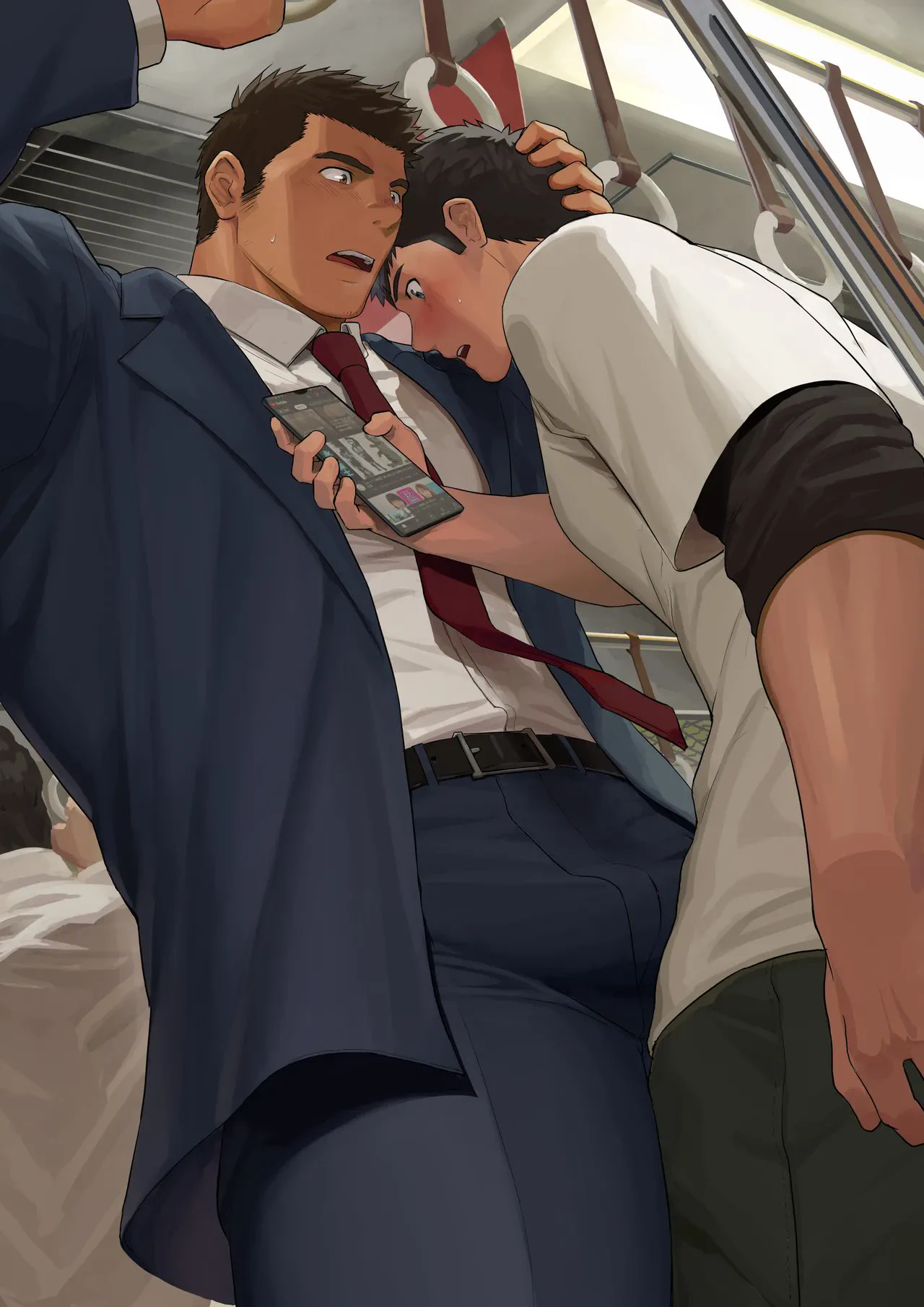 宝宝~我们回家再来好不好~＃肌肉 ＃内射 ＃体育生 https://t.co/PLKJS91VfU