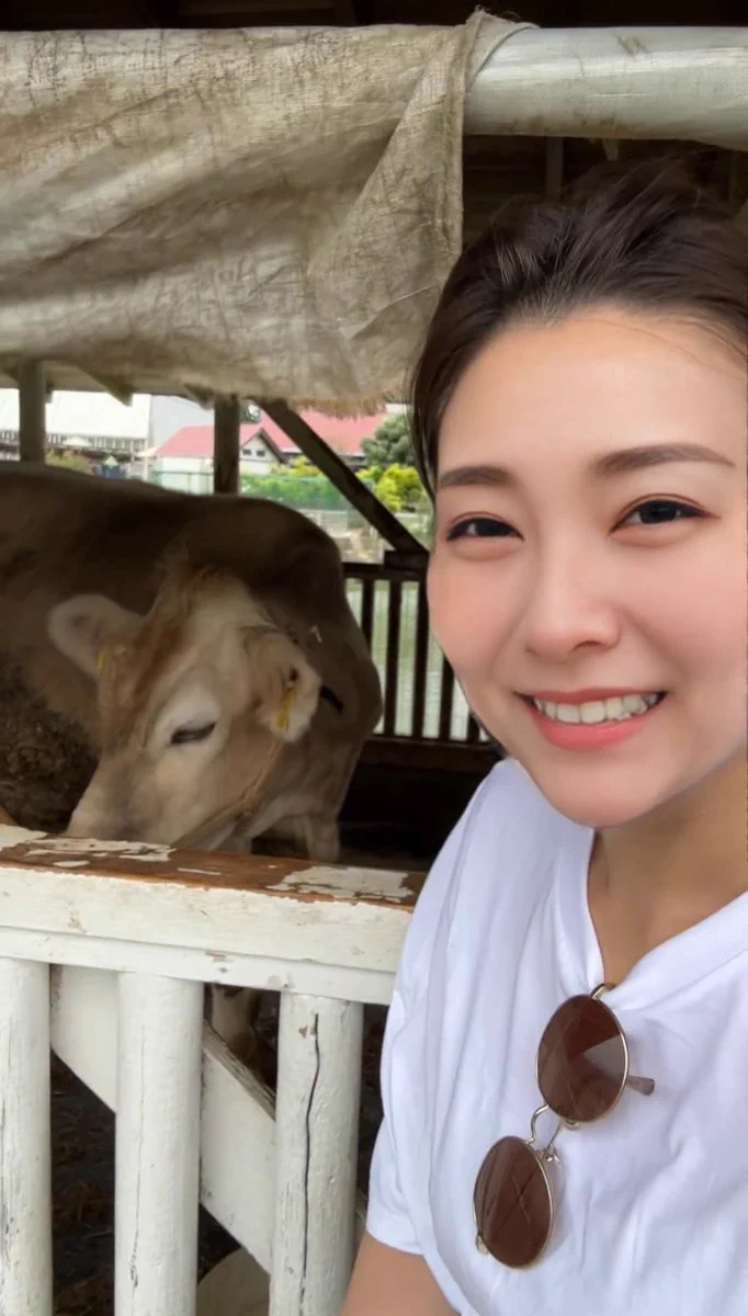 牛さんとツーショット🐮 https://t.co/ir7pY9hEjF