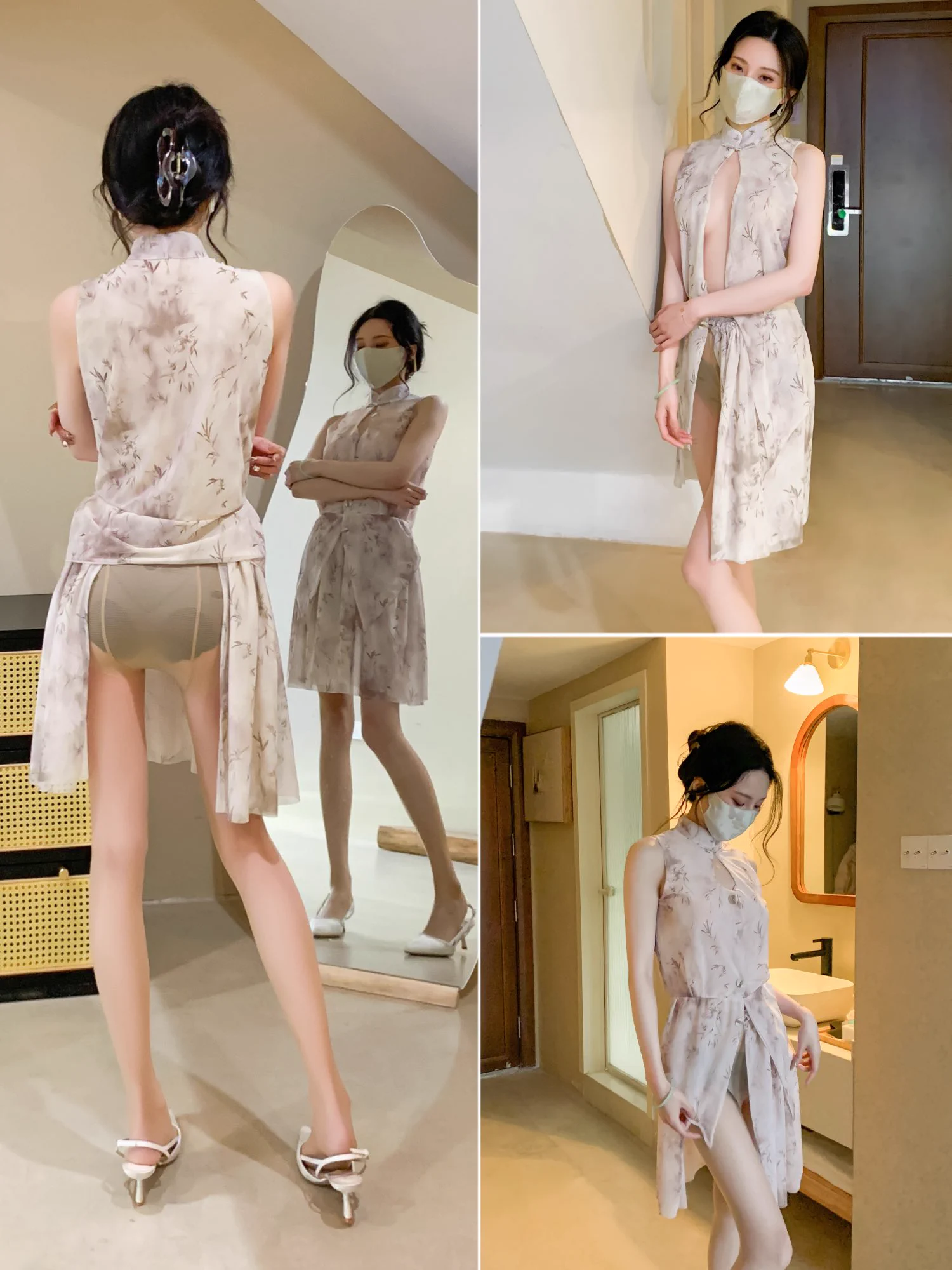 精品典藏新中式，老板最爱❤️磁吸盘扣设计，美观便捷，上衣自由开合，尺度随大随小。裙子推拉帘设计，开衩尺度随意调整，全方位皆可开衩👀户外反差、居家变装加攻速！https://t.co/JdrxlFE1jD https://t.co/NE3Be26UyP