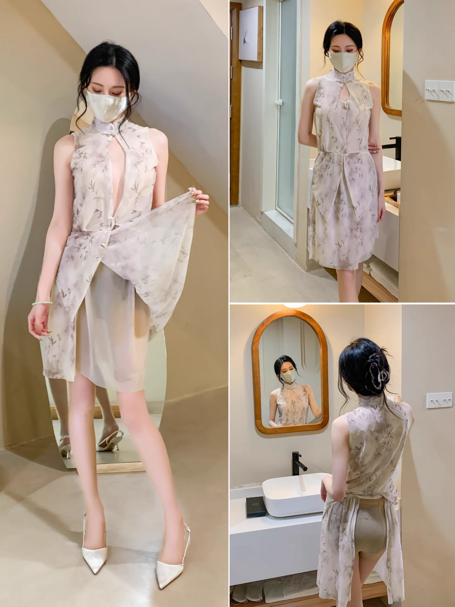 精品典藏新中式，老板最爱❤️磁吸盘扣设计，美观便捷，上衣自由开合，尺度随大随小。裙子推拉帘设计，开衩尺度随意调整，全方位皆可开衩👀户外反差、居家变装加攻速！https://t.co/JdrxlFE1jD https://t.co/NE3Be26UyP