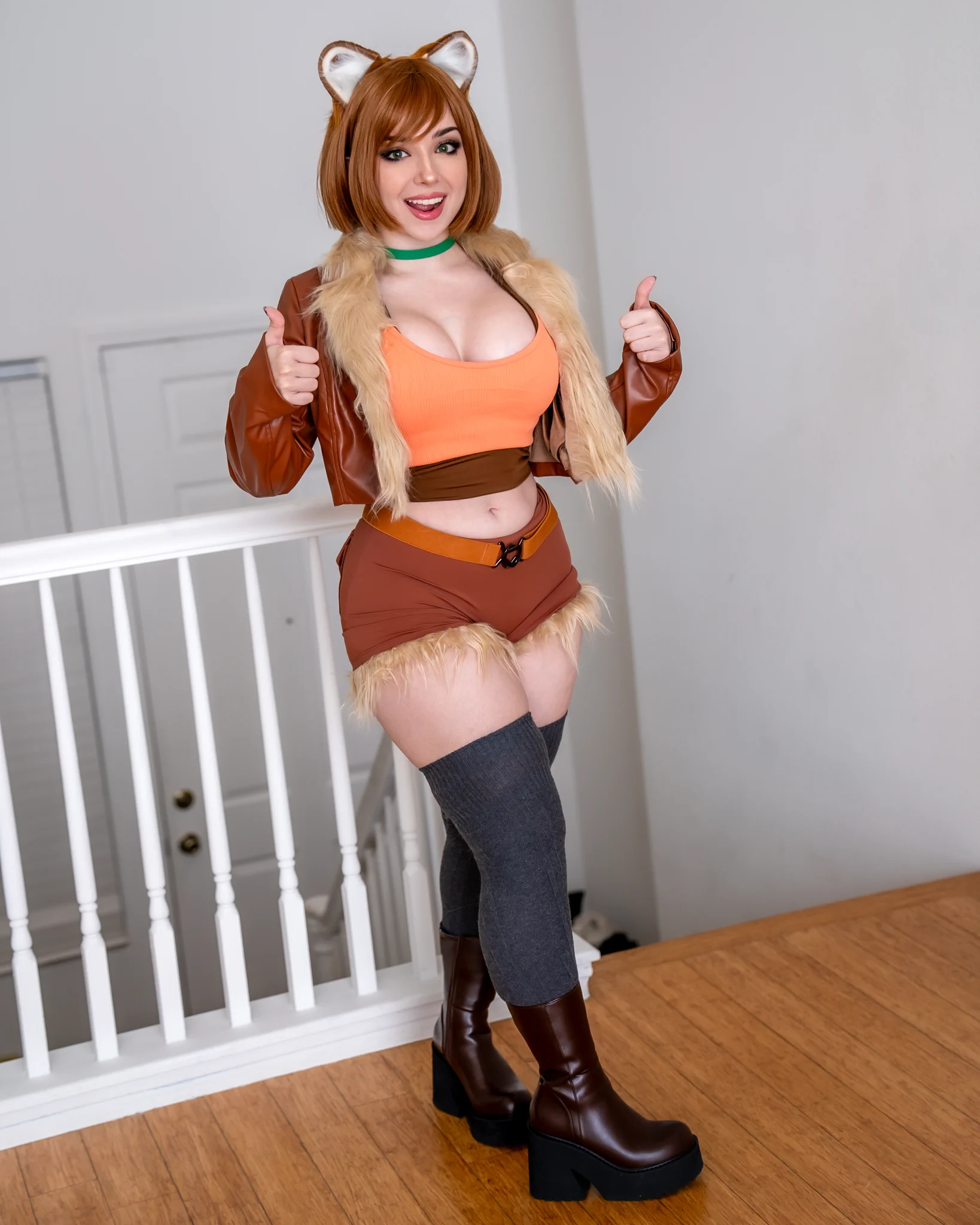 found a test photo of me as squirrel girl that feels very in character 👍😃👍 https://t.co/a6HOqnxlBF