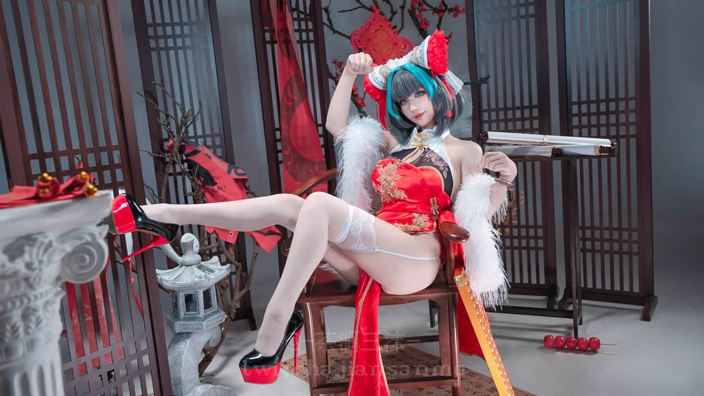豪猫#アズールレーン #碧蓝航线#柴郡 #旗袍 https://t.co/61fh2UA3DP