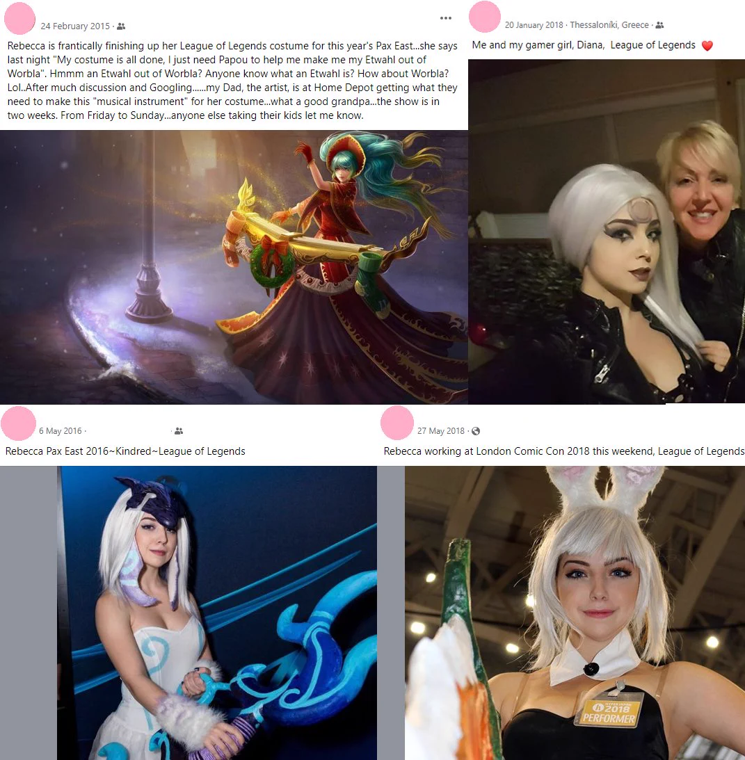 happy mother's day to my mom, the #1 supporter of my cosplays since the first convention she took me to in 2013 where she was collecting business cards from all the game devs she met, "just in case they need someone to make a costume for them" https://t.co/TvLdax5UBk