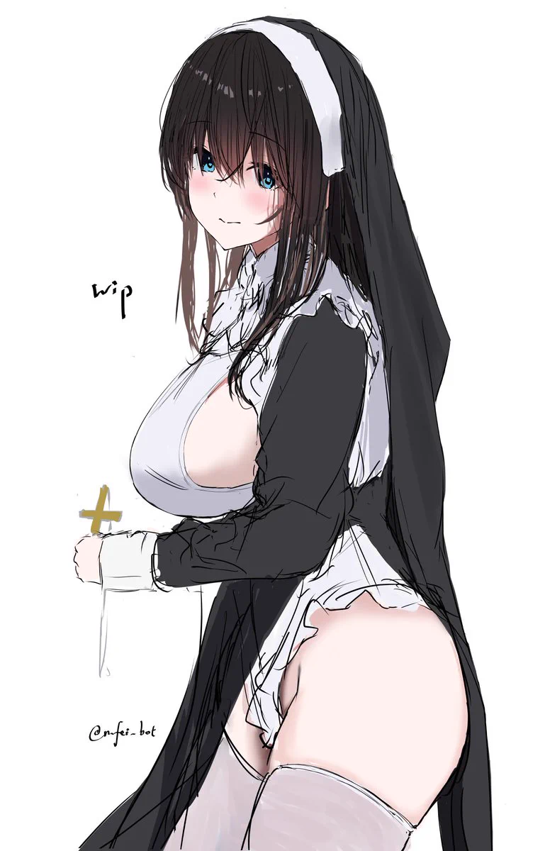 シスター文香描いてる(´Д` ) https://t.co/4srFY8Jwm1