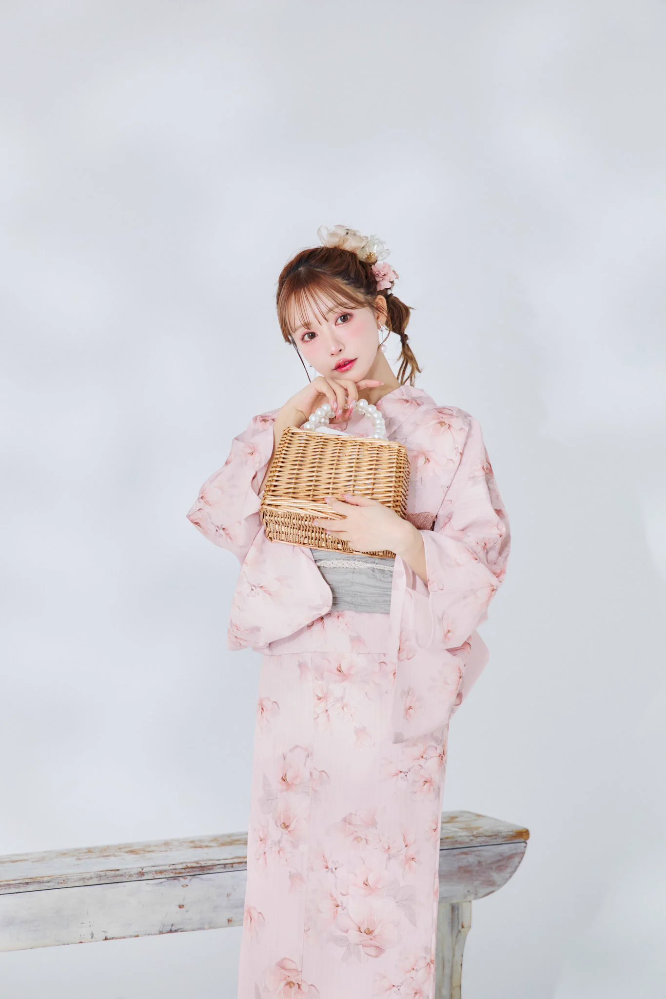 〈ふんわり淡桃に咲くマグノリア浴衣〉⁡𝘴𝘶𝘨𝘢𝘳 × 𝘔𝘐𝘚𝘛𝘙𝘌𝘈𝘚𝘚🎀⁡やさしく透ける淡いピンクの地色に上品に咲き誇るマグノリア🫧凛とした美しさと、柔らかな甘さを兼ね備えた一枚です🍸🤍⁡𝟧月𝟤𝟫日(木) 𝟤𝟢時発売@yua_mikami　⁡#mistreass #ミストレアス https://t.co/EpHFiTn2MM