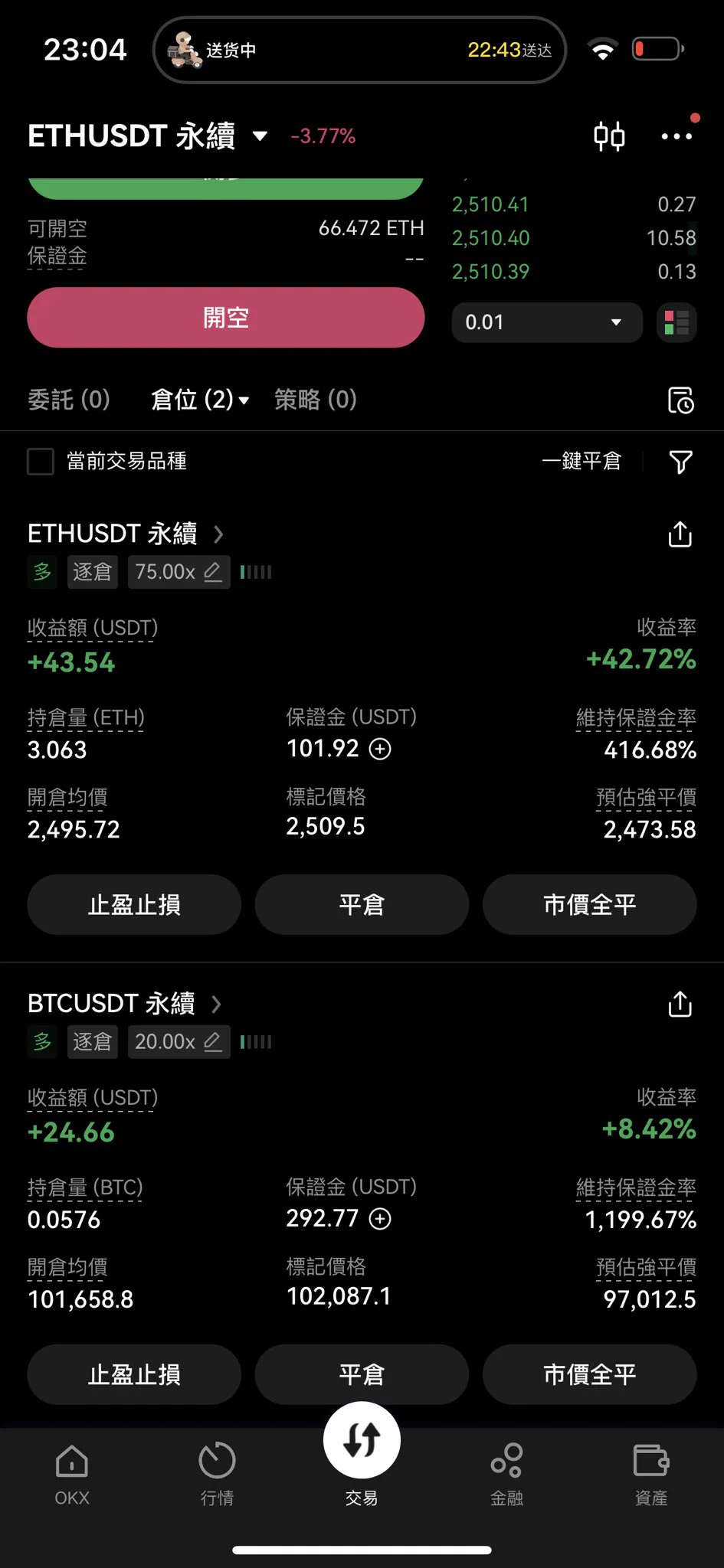 Eth2495底部75倍开多BTC101658开多都是阶段底部位置然后由于我要去洗漱睡觉我就平掉了哈哈哈今天连开9把9把全胜但依然不敢不盯盘曾经一晚睡醒连两层保险都爆了6000U的惊恐历历在目所以远离视线我都会平掉但其实现在练手小仓位根本没必要管但为了养成纪律 https://t.co/dV8NqE3pYc
