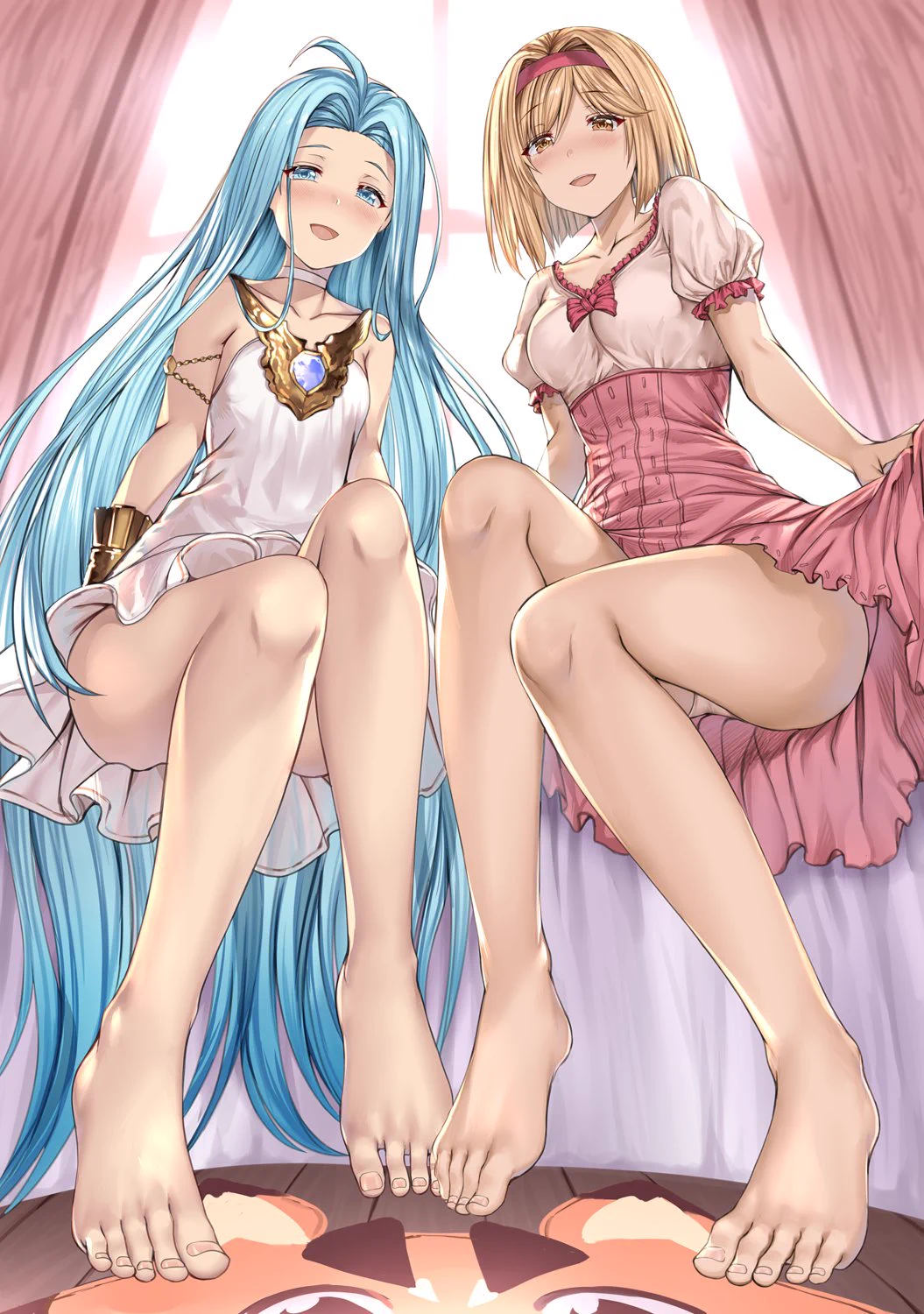 グラブルなまあし部　ルリア＆ジータ https://t.co/vKL90na9GJ