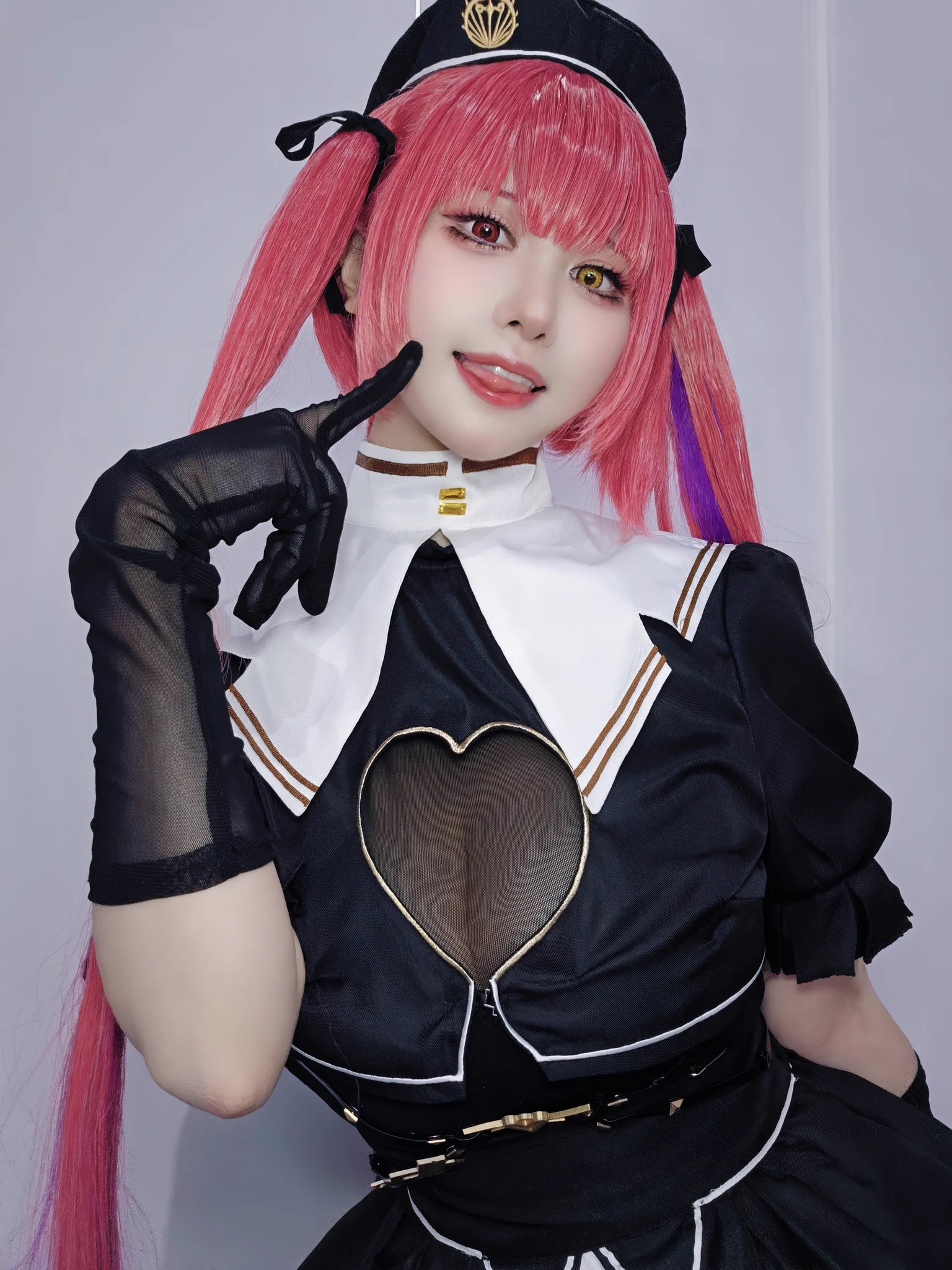오늘의 호쇼 마린 데수~~~~~🖤 https://t.co/H2Wr863Gu5