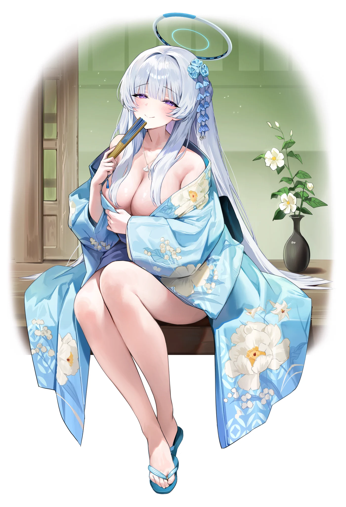 #ブルアカ [cm] 着物ノア💙 https://t.co/IL7BnW7HIe