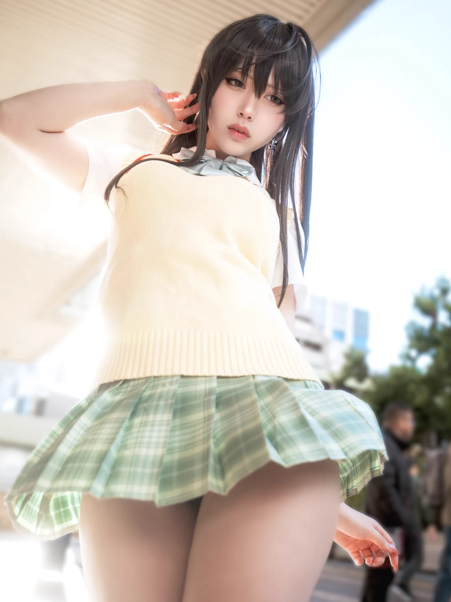 古手川唯💚 #cosplay https://t.co/ShijhRagLI