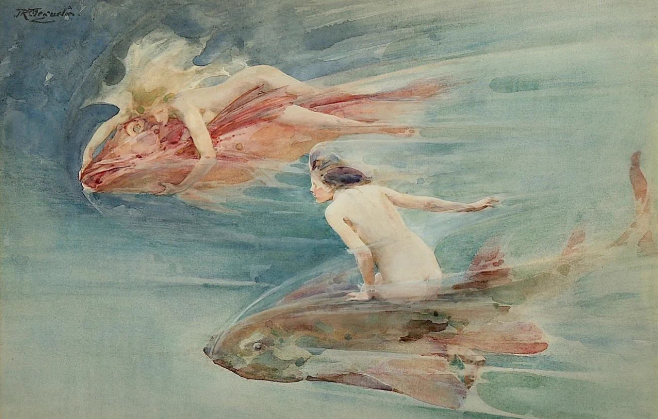 John Reinhard Weguelin (1849-1927) “Racing Nymphs” https://t.co/Gx1MGbvQJP