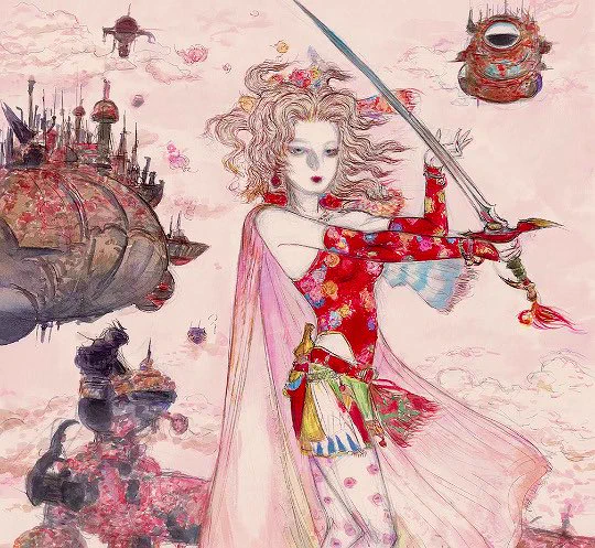 Terra and Esper Terra by Yoshitaka Amano for Magic The Gathering https://t.co/6WeSr2oWjm