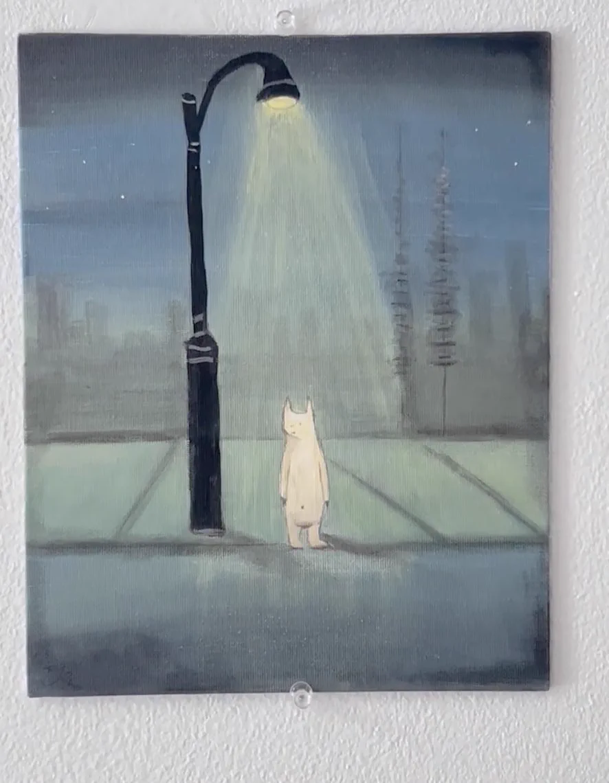 It Felt Familiar Anyway // 8x10 original Acrylic painting available - https://t.co/ioAQEvcs3g https://t.co/7zKPOjdIWy