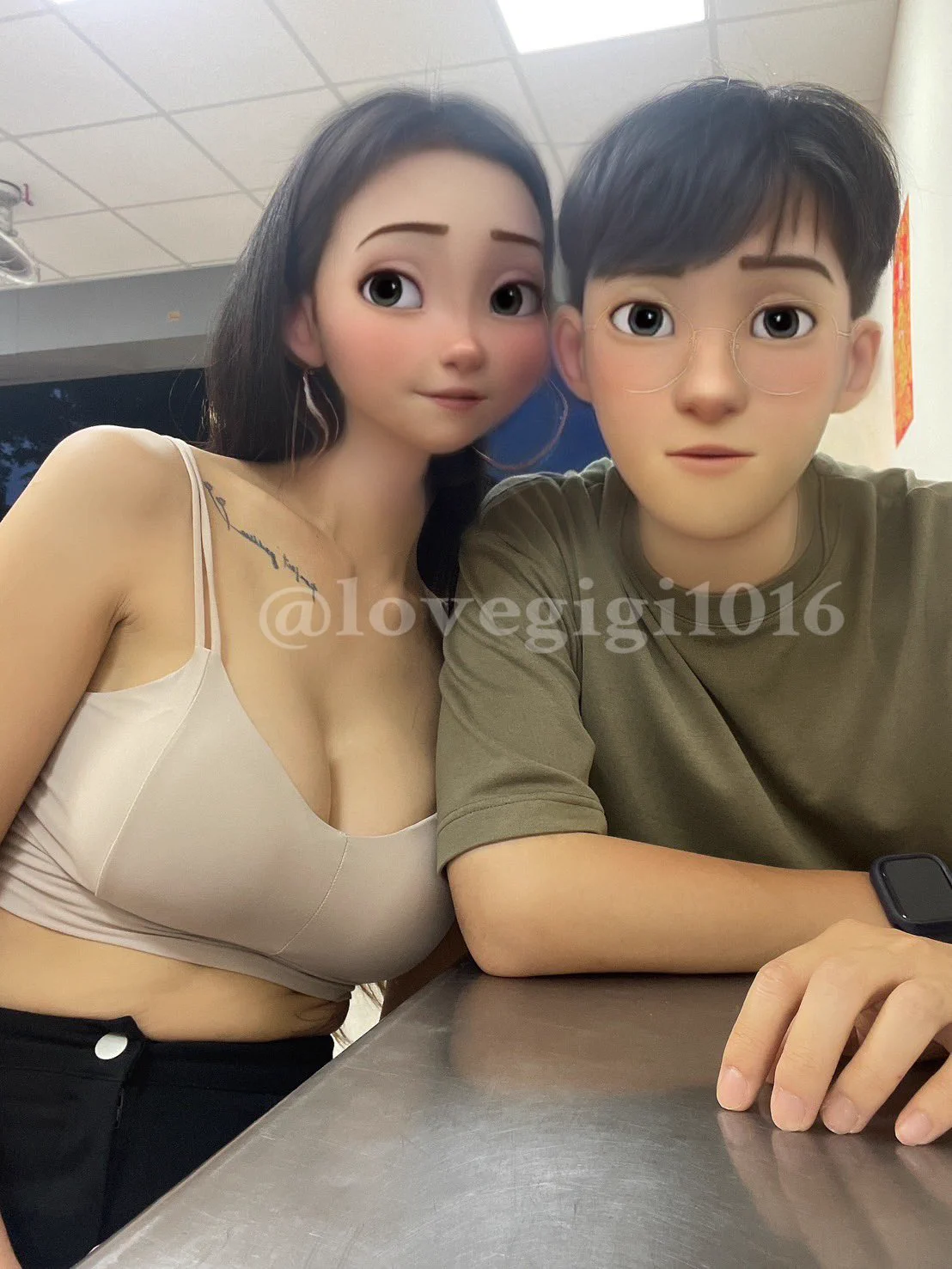 這位弟弟很可愛❤️回家後跟我說拍照時不小心硬了😜謝謝你購買活動作品讓姐姐有機會跟你吃飯😘#淫蕩G奶色情作品 https://t.co/clG0KGZTBV