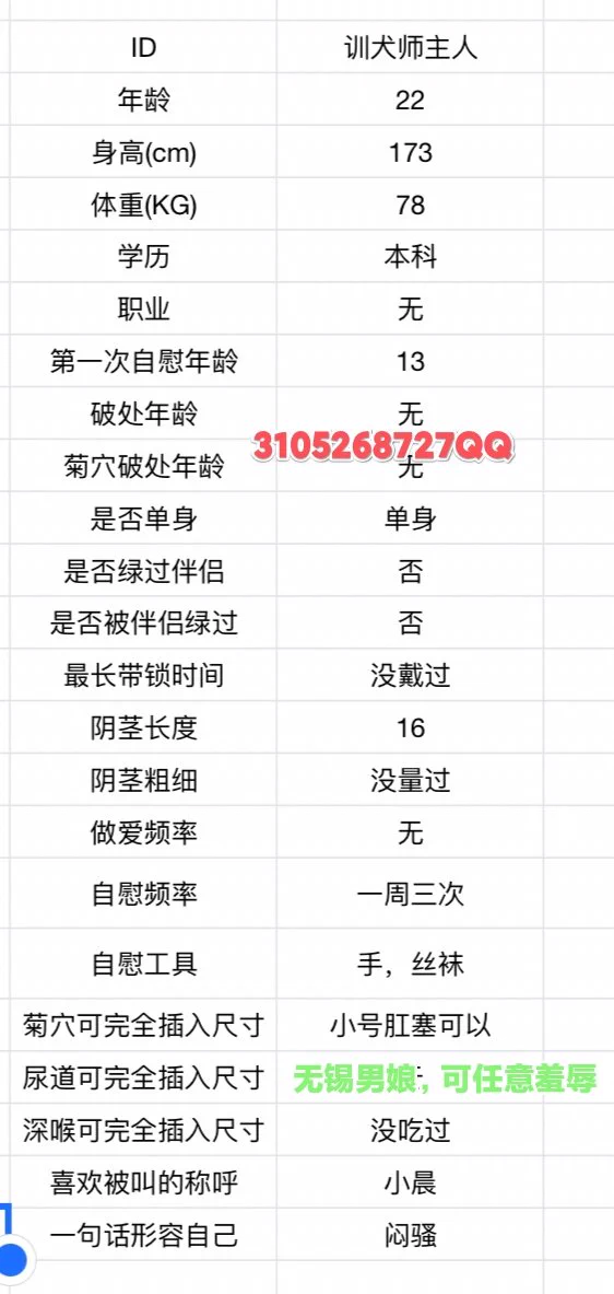 3105268727无锡16公分新手伪娘，需要给买装备的主人开发一下又一下 https://t.co/L6ES3fsGhu