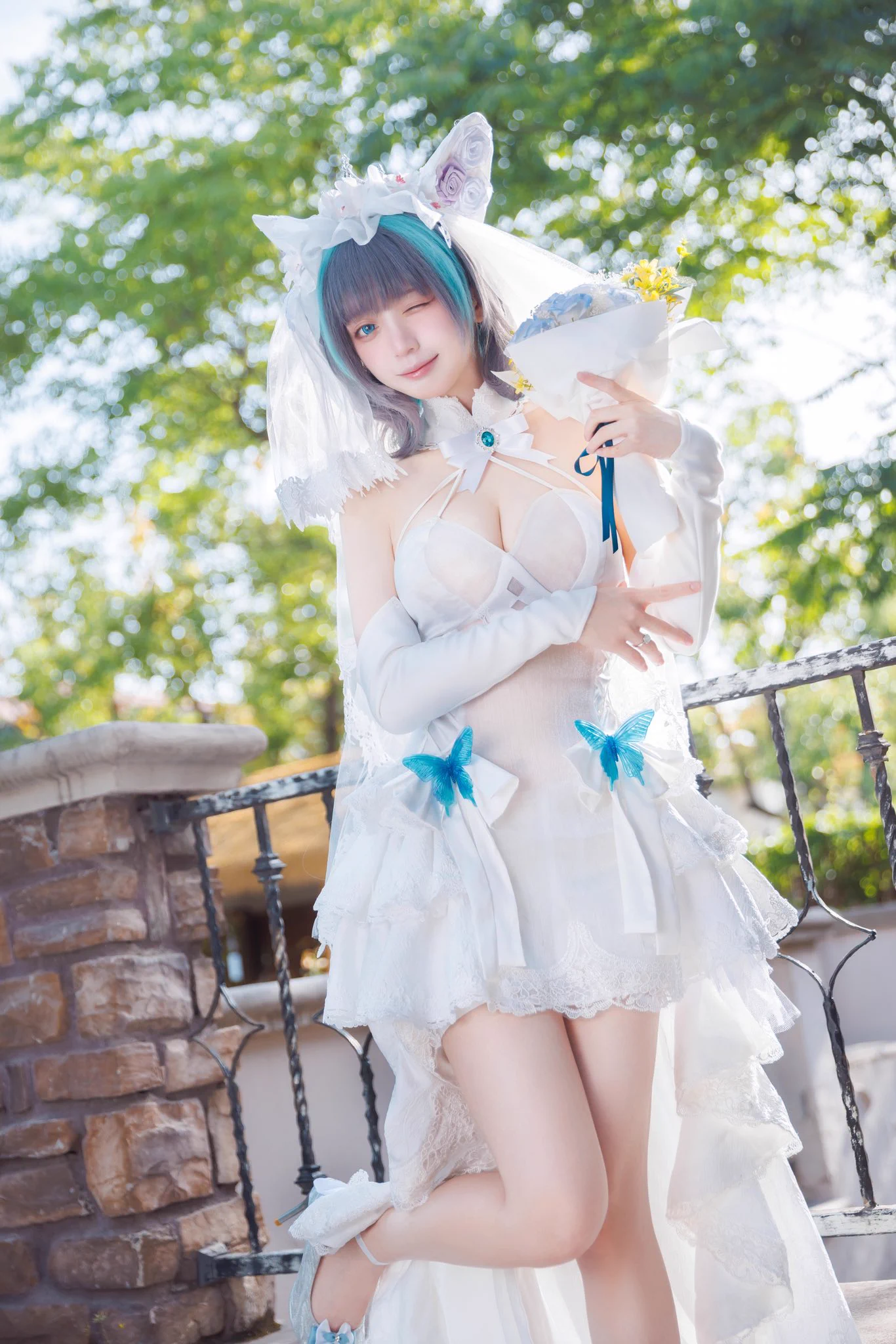 @chanbaekkailu1 めちゃくちゃ似合っててかわいい！！ジューンブライドの時期だし、ドレスのような衣装が素敵！ふわふわでかわいい感じとセクシーな感じがyamiちゃんのマッチしてる！ https://t.co/aLf9XKSukL