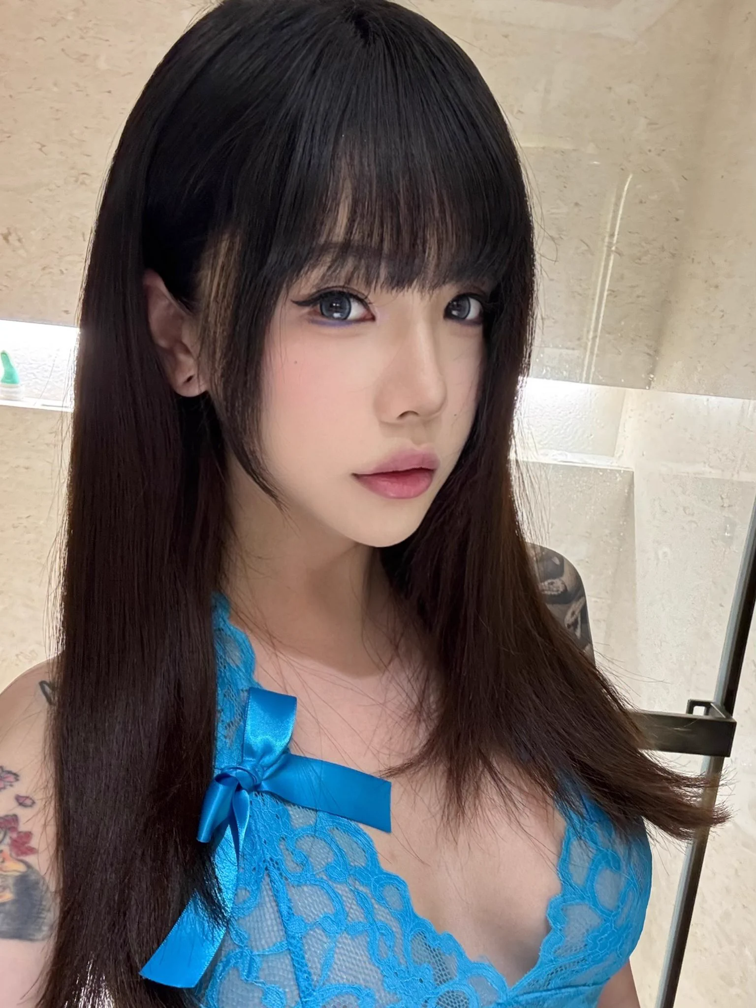 这辈子最后一次剪齐刘海🥲#ladyboy #ts https://t.co/XVdhwH1zC9