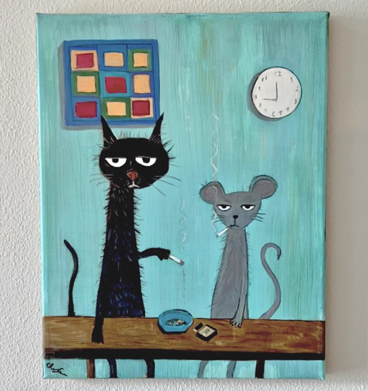LIKE CLOCKWORK 11X14 https://t.co/ioAQEvcs3goriginal painting available #handpainted #art https://t.co/0oGjiVF51b