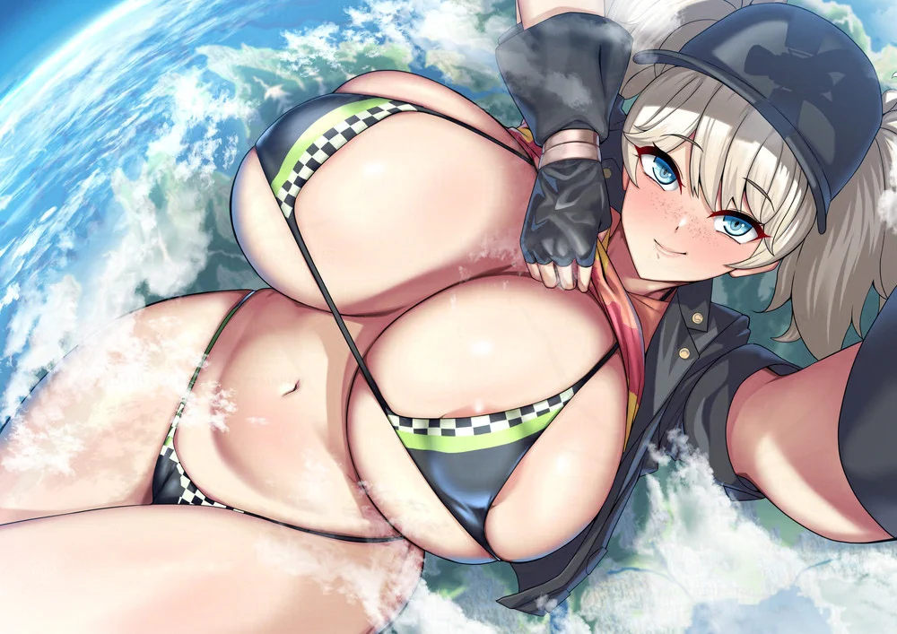 【Commission】でっっっっっっっっっっかOCさん🛰️ https://t.co/U628AWNmzh