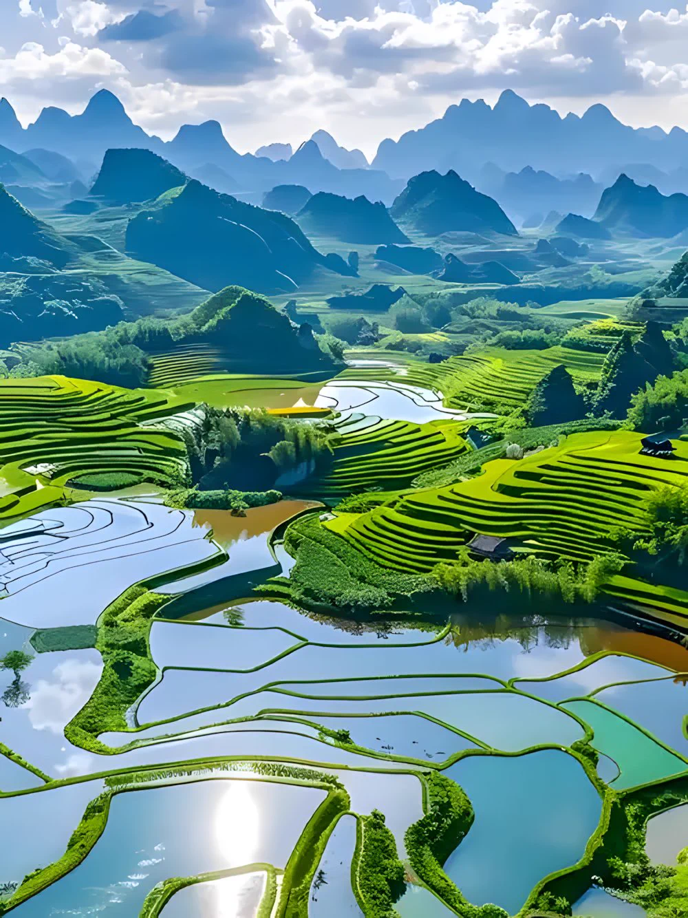 🌾【Longji Rice Terraces | A Living Landscape of Harmony】One of China’s most iconic terraced fields, the Longji Rice Terraces have been carved into the hills of Longsheng for over 650 years, reflecting generations of ingenuity and coexistence with nature.They come alive each season—from mirrored paddies in spring to golden waves in autumn.📍Longsheng, Guangxi, China#longjiriceterraces #Guangxi #Chinatravel #VisitGuangxiYear2025