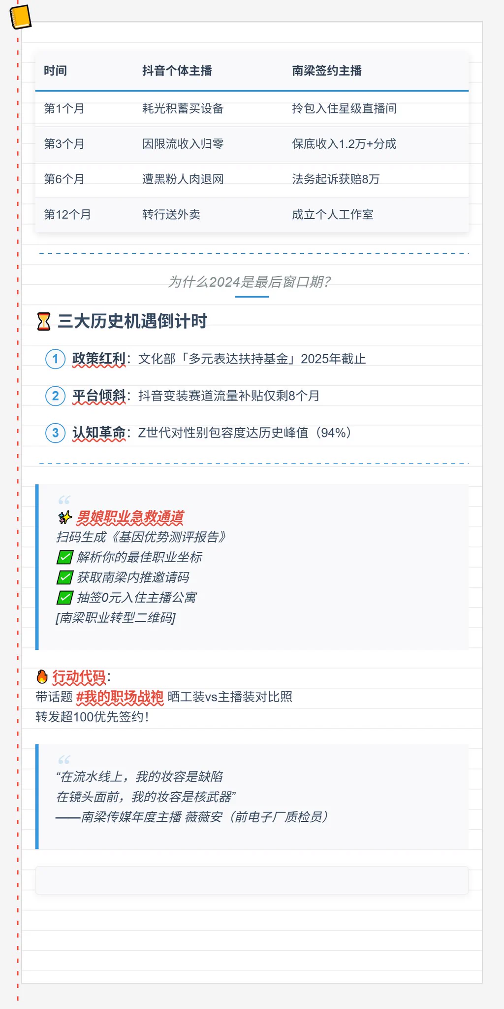 男娘职业突围战：为什么传媒公司是最优避风港？ 血泪求职史：传统行业的“温柔绞杀”#男娘求职 #伪娘求职 #cd求职 #TS求职 https://t.co/t5LXvTSnIq