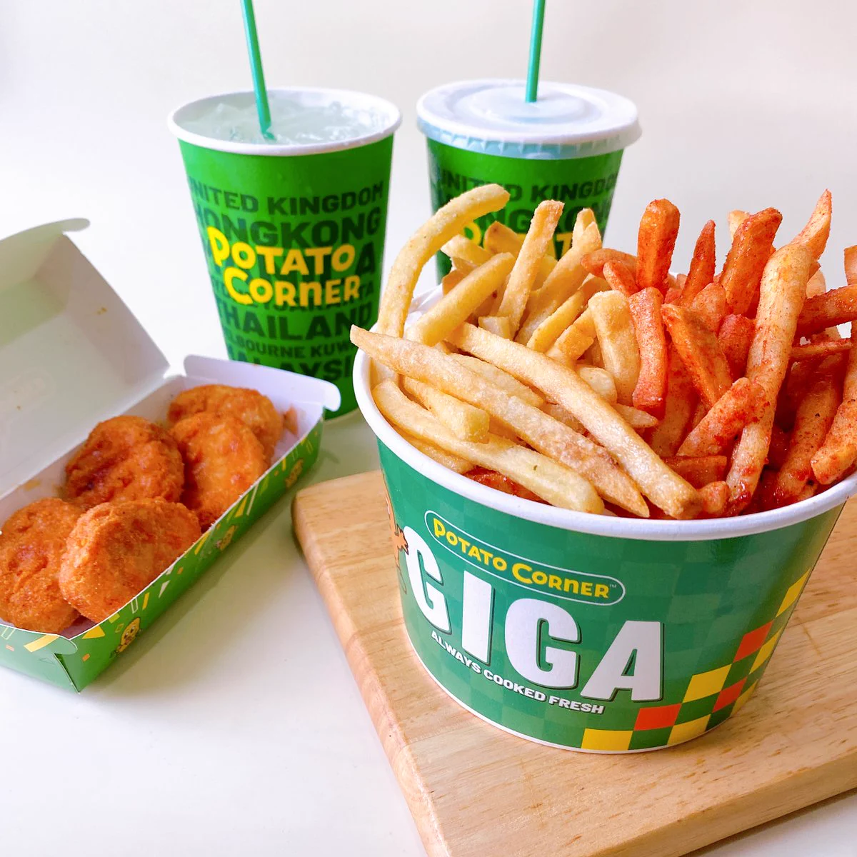 สั่ง Potato Corner ในแกร็บฟู้ดมากินแบบคุ้มๆ ชุดนี้ ได้มา 101 บาท บอกเลยว่าคุ้มมากกก นี่ได้ลดไปหลายต่อเลย https://t.co/508P1IAxeQ