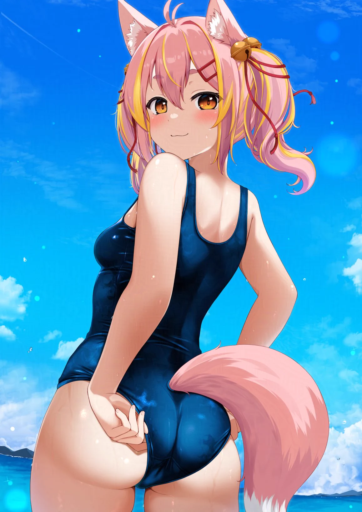 skebでご依頼頂いたVTuberのスク水 鈴音舞夢さん!! https://t.co/qHRUH63bzN