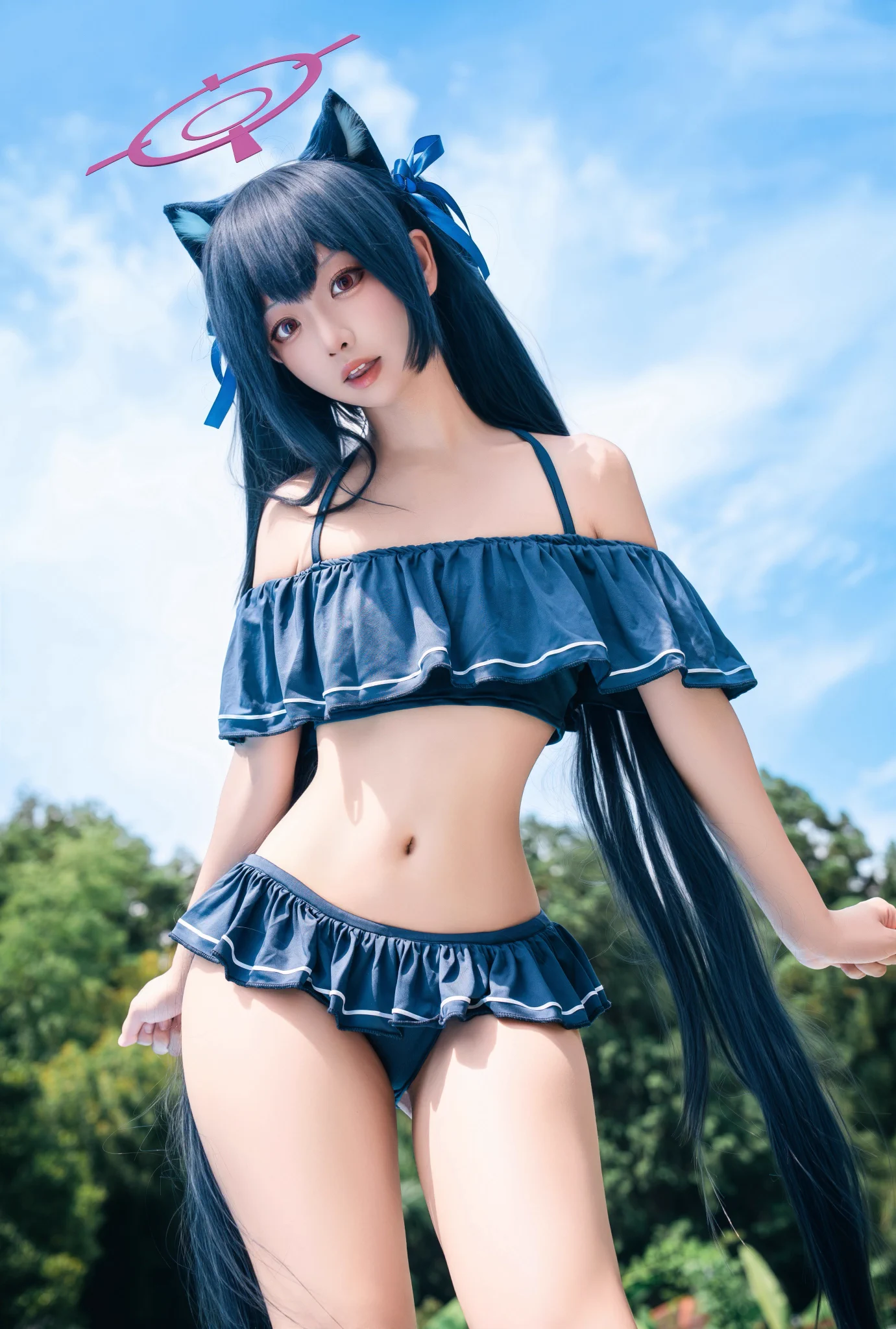 おはよう😎
まさかの朝6時起きだよ、凄いしょ？

#BlueArchive #黒見セリカ https://t.co/IMtJa9mCeS