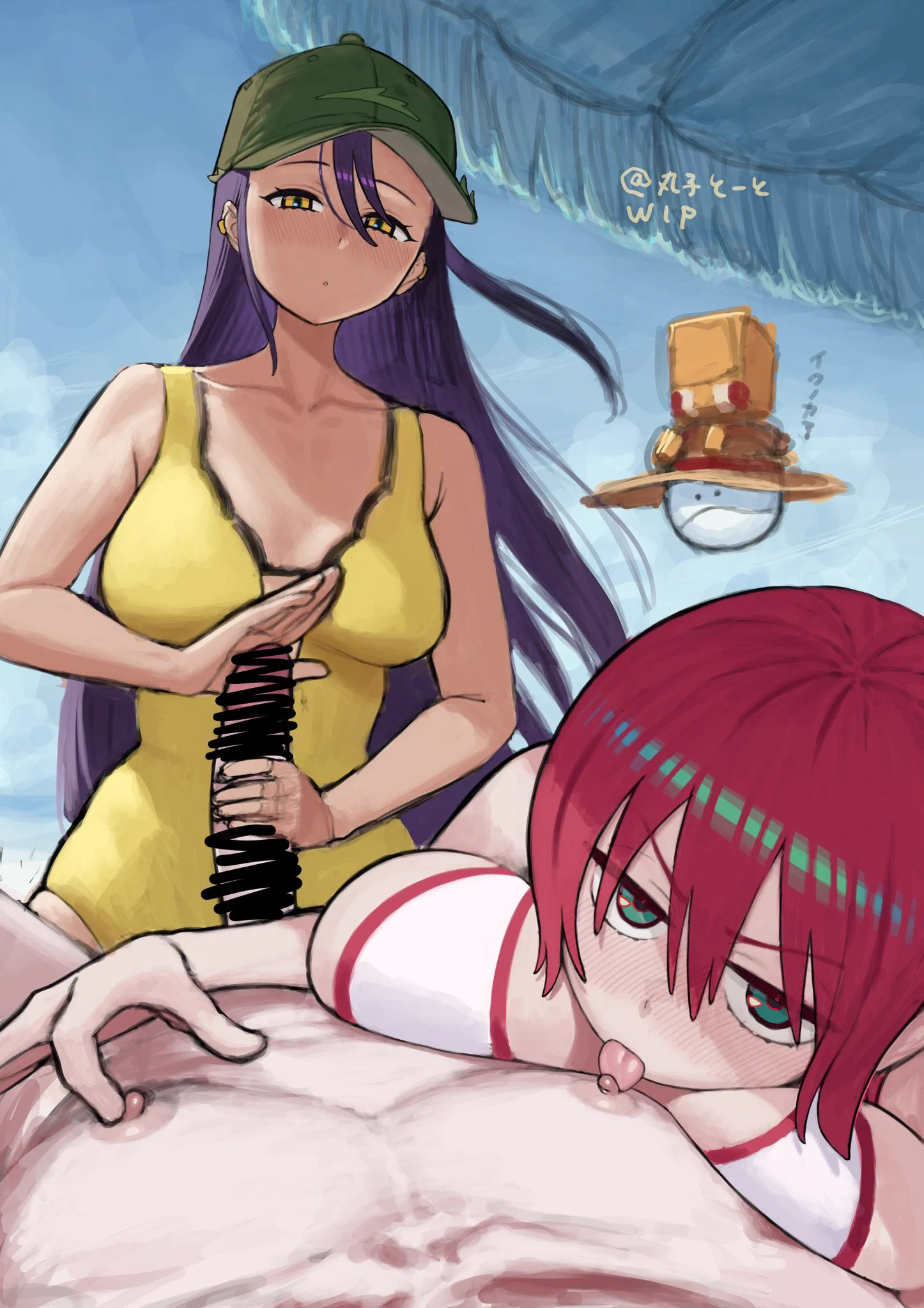 マチュとニャアンwip https://t.co/GQhQQuQW7k