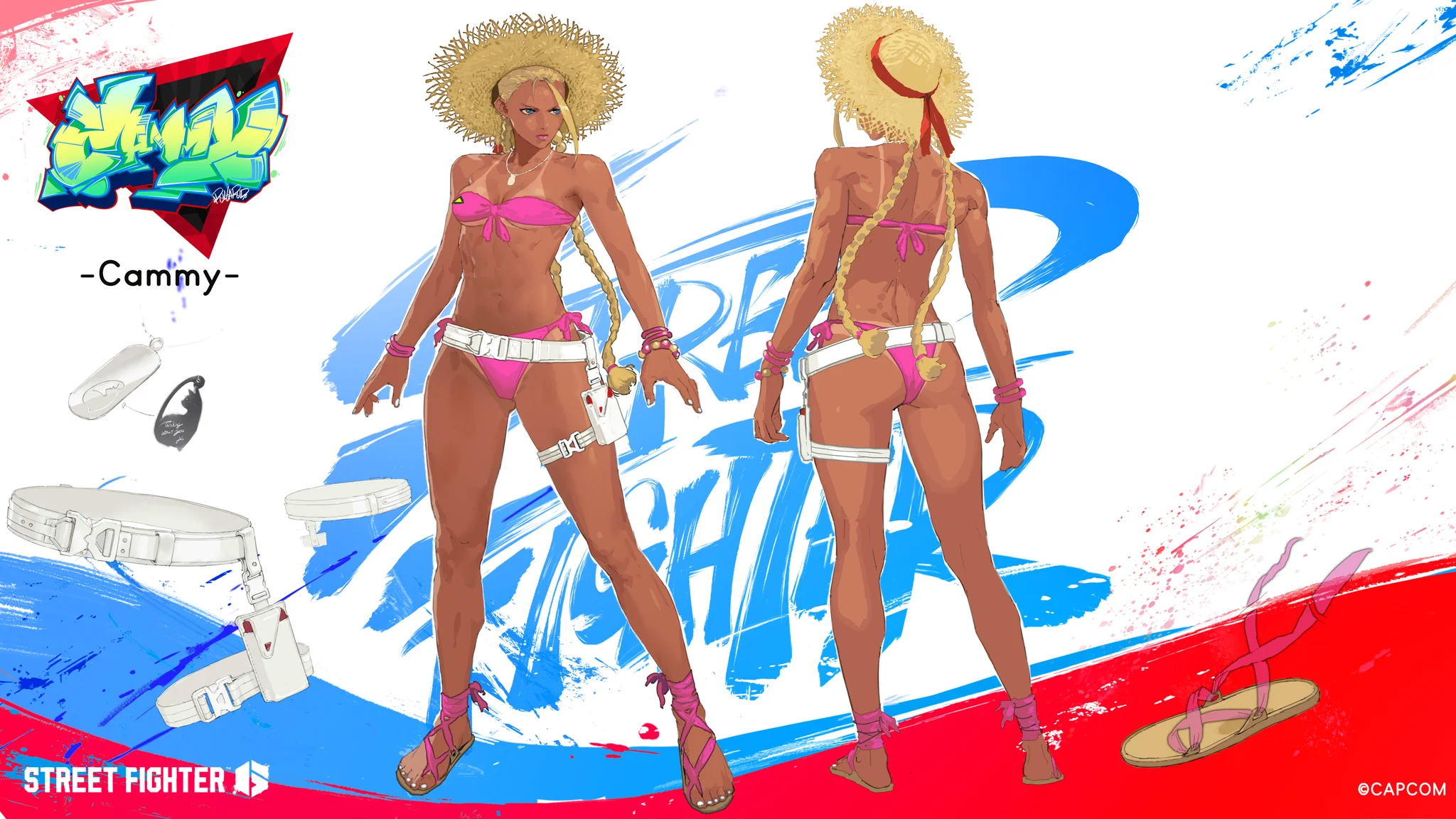 You're gonna need to dry off after this. 🌊

Outfit 4 for these 7 characters are all swimsuits and are coming with the Sagat Update on August 5!

Here's Cammy, Luke, Chun-Li, and Manon to wet your appetite. https://t.co/UnaNn7g6Ii
