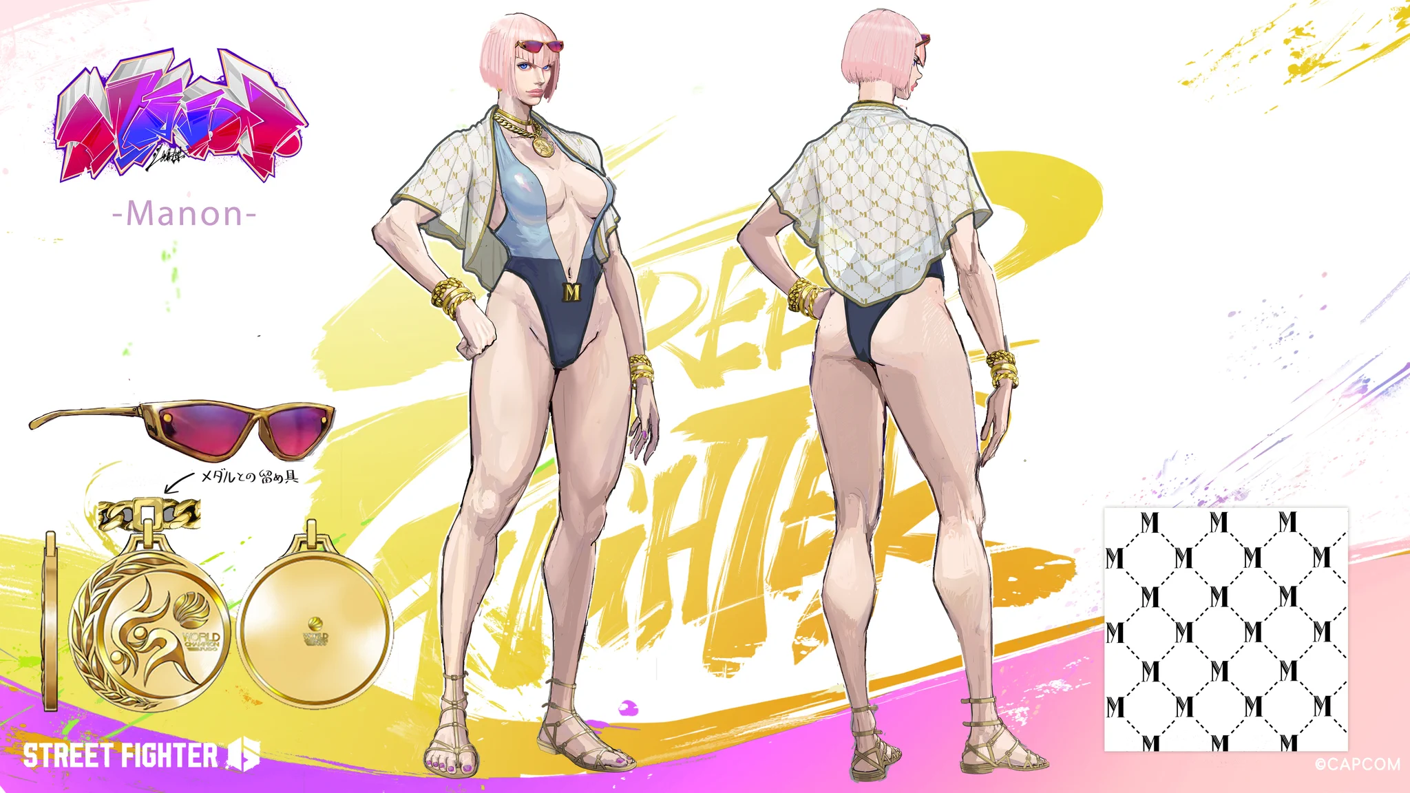 You're gonna need to dry off after this. 🌊

Outfit 4 for these 7 characters are all swimsuits and are coming with the Sagat Update on August 5!

Here's Cammy, Luke, Chun-Li, and Manon to wet your appetite. https://t.co/UnaNn7g6Ii