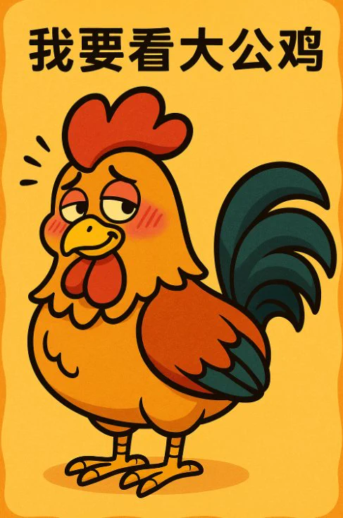 你们不是老说想看点大的么，我也想找出来了，全场最大那只🐓，嘻嘻      #坏感反差 #鸡你太美  #视觉钩子别嘴硬 https://t.co/KXI7FOecXh