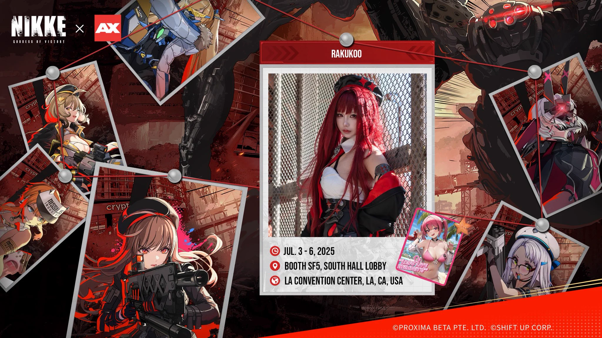 📢 AX update! Dear Commanders, I’ll be cosplaying Dorothy at the NIKKE booth on Day 4 (July 6th)! Come feed Doro some oranges and say hi~ 🍊💋✨#NIKKEAX2025 #NIKKE #cosplay #Doromeme #NIKKEDorothy #AnimeExpo https://t.co/uNiUbBcKPK
