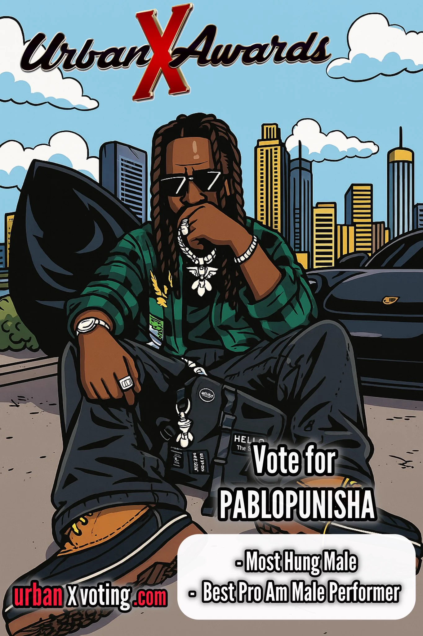 Vote “Pablo Punisha” In both Categories!

Click here to vote 👉🏾 https://t.co/OevdDKx3OH
-Most Hung Performer 🔥 
-Best Pro Am Male Performer 🔥 
{Hit Submit when finished} https://t.co/OvPTyxj45s