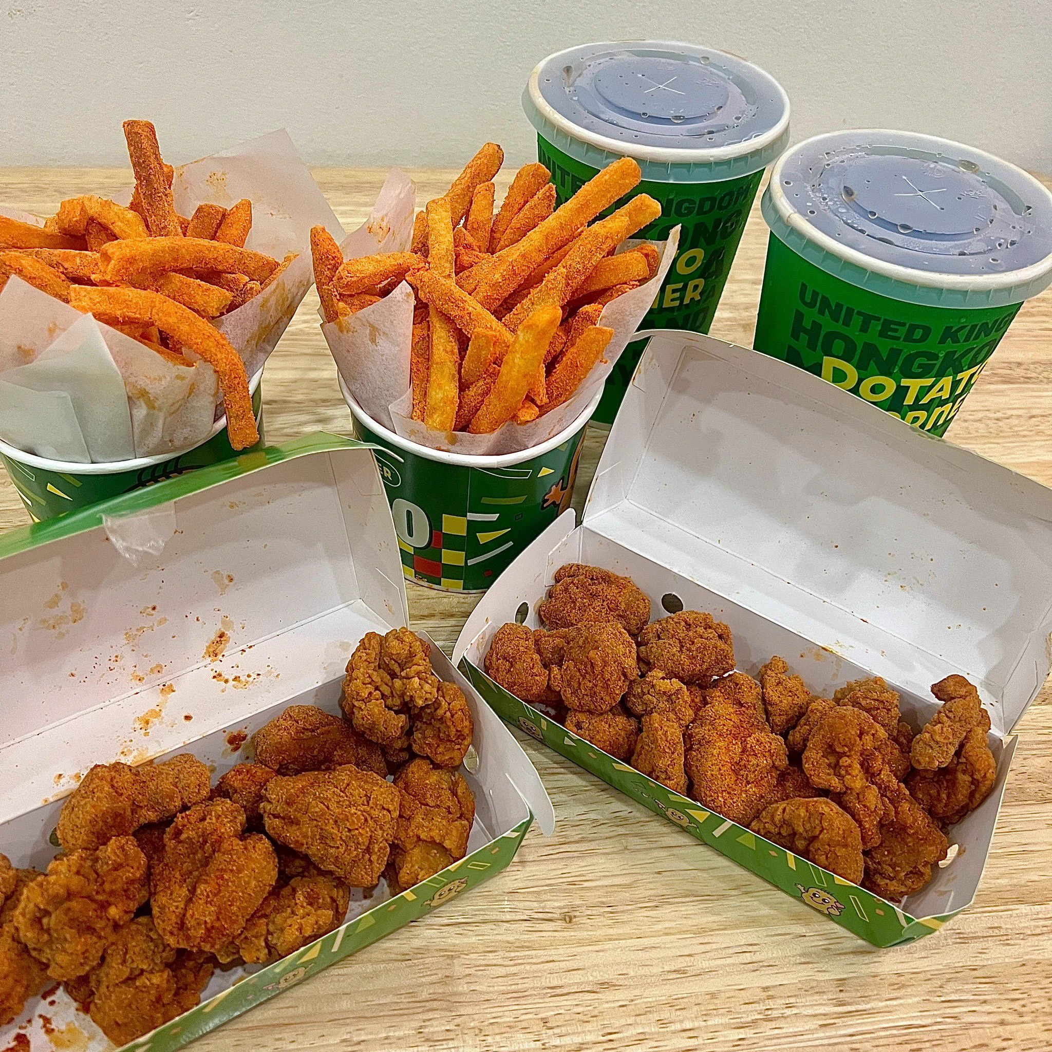 สั่ง potato corner ใน grabfood แล้วใส่โค้ด MEGA ลดเพิ่มจุกๆสูงสุด 60 บาท เซ็ตนี้จ่ายไม่ถึง 165 จดโค้ดไว้เลยย คุ้มมากก https://t.co/0e9xPj32xt