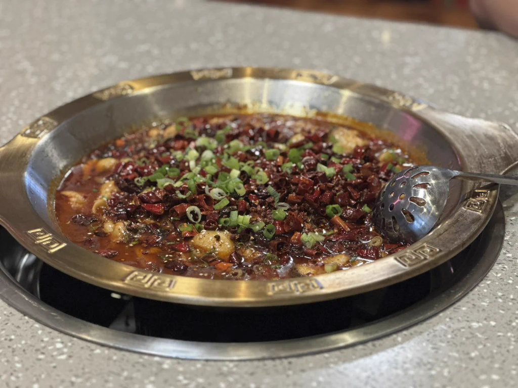 去法拉盛吃了小红书上推荐第一名的水煮鱼。店面很小，但是水煮鱼确实不错。小费20%……我真不习惯小费😂税也得有10美元了。一顿饭的价格往上加了近30美元。美国不适合穷人生活。 https://t.co/RHoB6HPdn4