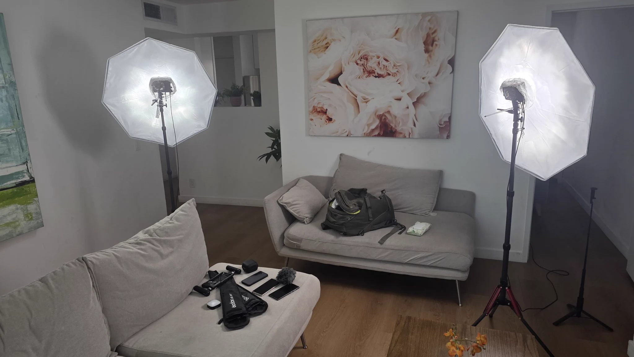 I finally got the mobile shoot set up dialed in for LA and Australia! Thank you @DestroFilms for all the tips! I cant wait to get back to Miami in October to get the home studio dialed in next! 🎥 https://t.co/x65iwgcGek