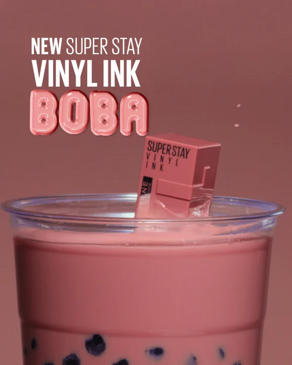 ใหม่! Maybelline Super Stay Vinyl Ink BOBA 4 เฉดสวย กลิ่นหอมหวานแบบมิลค์ที ติดแน่น 16 ชม. 

250 CHAI DANCE น้ำตาลอมส้ม อบอุ่น 
255 PEACH SWIRL พีชส้มสดใส บูสต์เอเนอร์จี้
260 ROSE DRIP ชมพูกุหลาบละมุน 
265 KISS OF OOLONG  นู้ดน้ำตาลสายแฟ เท่ มีสไตล์

💋[NINGNING BOBA Shade] 260 Rose Drip