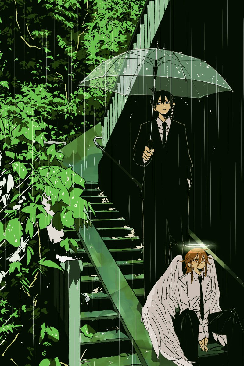 雨と緑とアキ天 https://t.co/0ZUxWvUamK