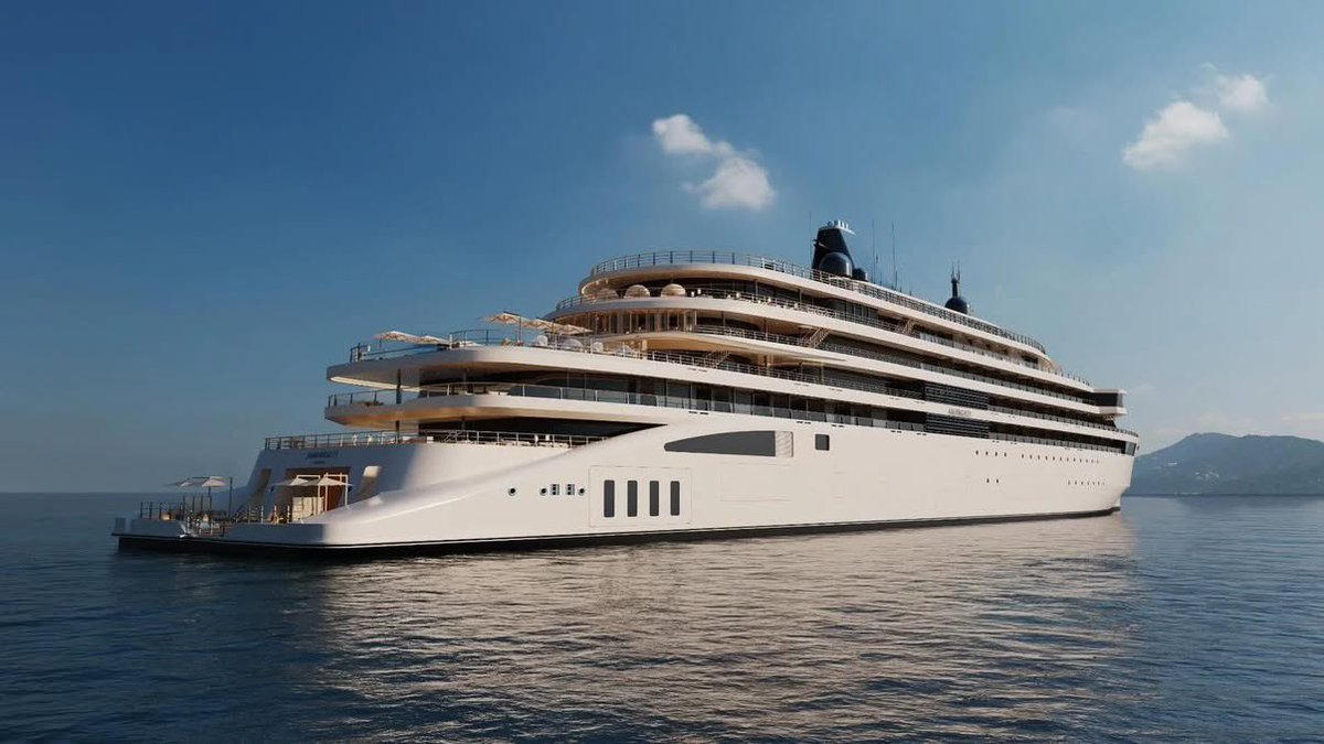 Amangati 安縵超級遊艇，
首航2027年5月7日宣佈完售。

全船僅有47間套房，5晚航程台幣120萬元起。
Amanjunkie不可錯過的隱世體驗。 https://t.co/XWY1VFEoLg