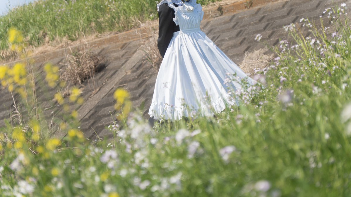 冬が終わって春が来ると、エプロンとワンピースに綺麗な光が落ちてくる
外を歩いているとそういう場所ばかり探してしまう https://t.co/Jv6hrnmljE