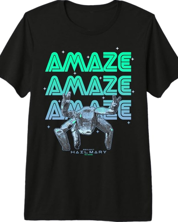 (Pre-Order) US-official-
Project Hail Mary T-shirt &amp; Totebag
T-shirt 1,150.- / ชิ้น มีทุกขนาด+เลือกได้สามสี
Tote-bag 820.-/ ชิ้น 
(Black / Navy Blue/ Forest)
สินค้าถึงไทย 05/2026 https://t.co/7gYSvAifDW