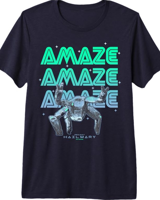 (Pre-Order) US-official-
Project Hail Mary T-shirt &amp; Totebag
T-shirt 1,150.- / ชิ้น มีทุกขนาด+เลือกได้สามสี
Tote-bag 820.-/ ชิ้น 
(Black / Navy Blue/ Forest)
สินค้าถึงไทย 05/2026 https://t.co/7gYSvAifDW